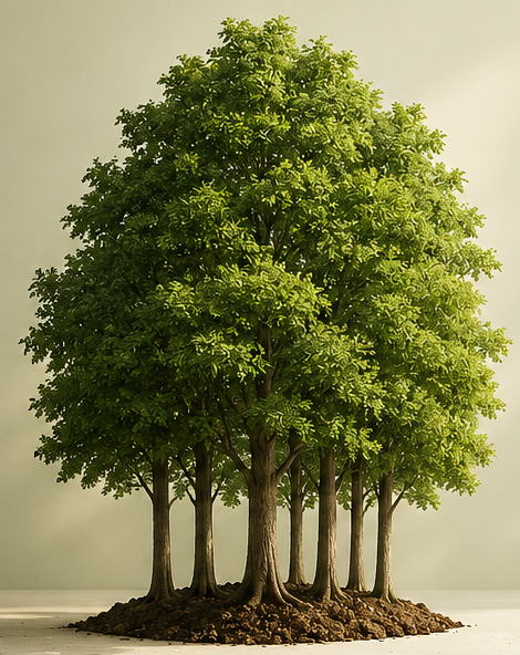 A representation of a forest. This represents our complete managed accounting offering.