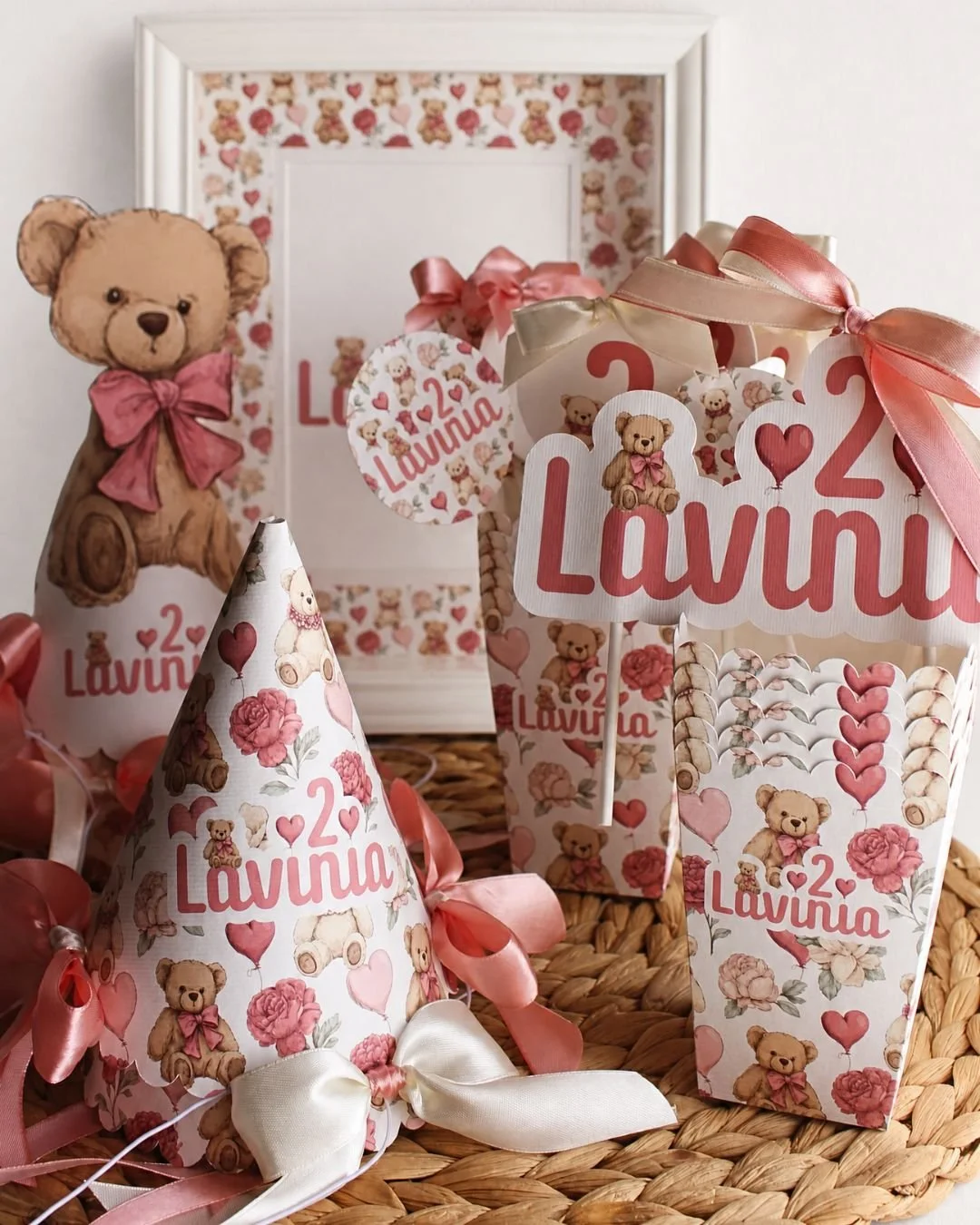 Compleanno tema Orsetti rosa