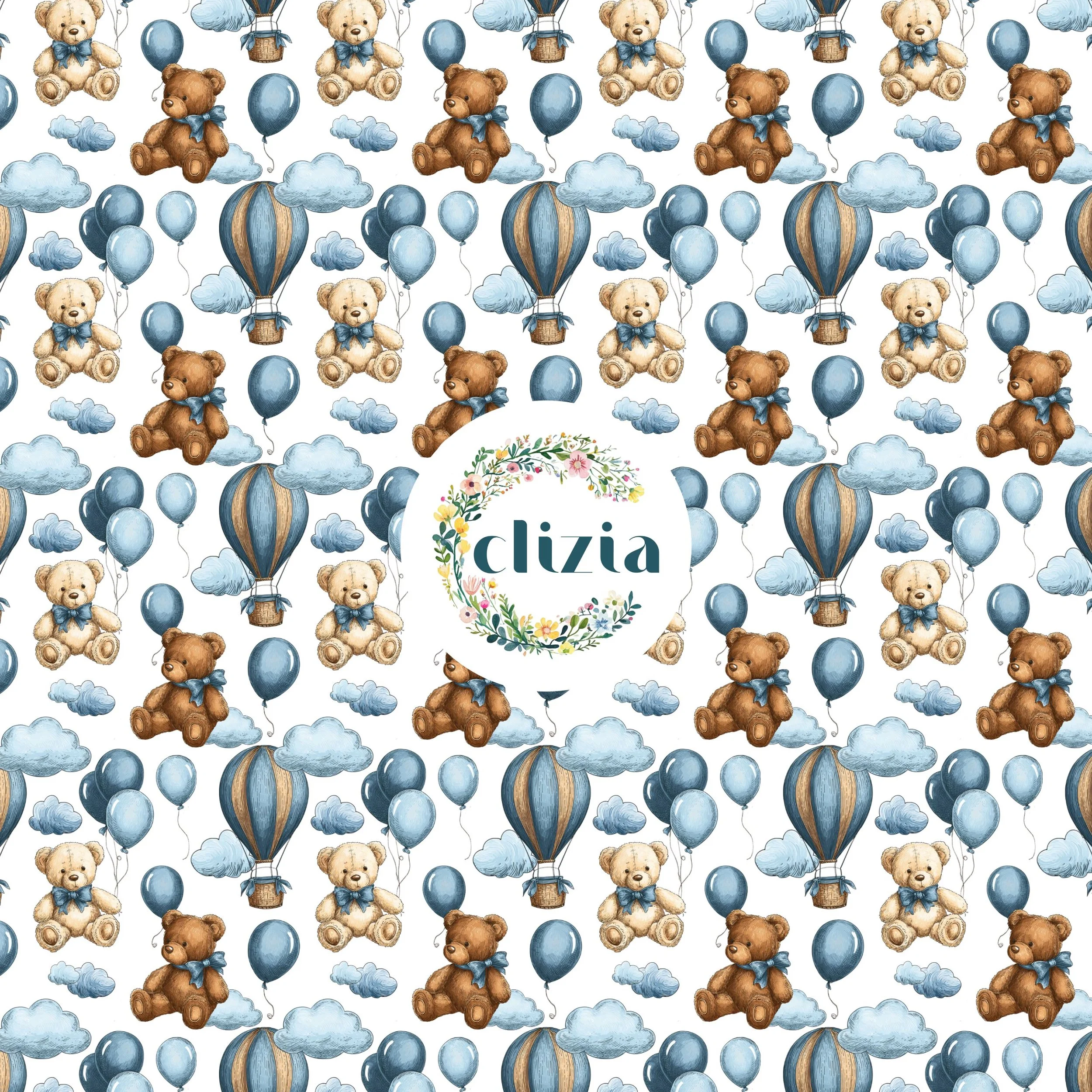 TEMA ORSETTI BLU