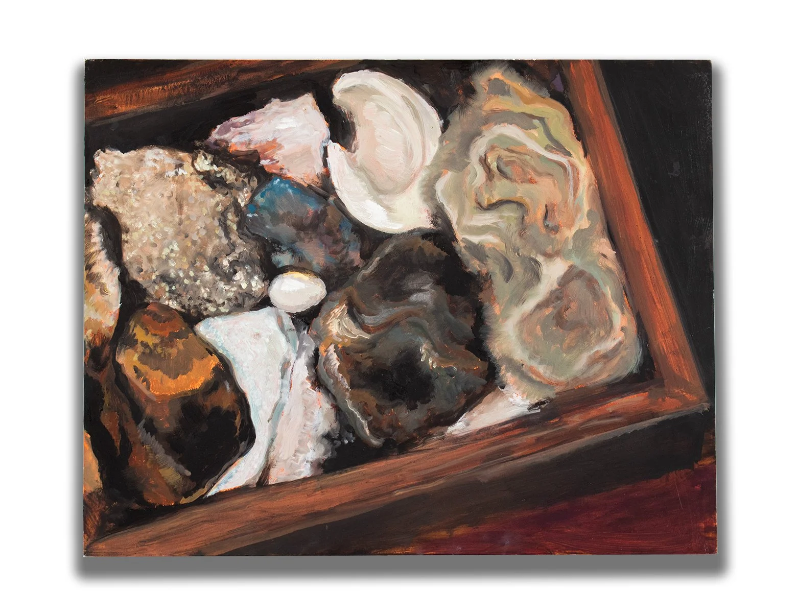 Treasure Chest (2025),
Oil on wooden panel, 8”x 12” x 1 ½”
