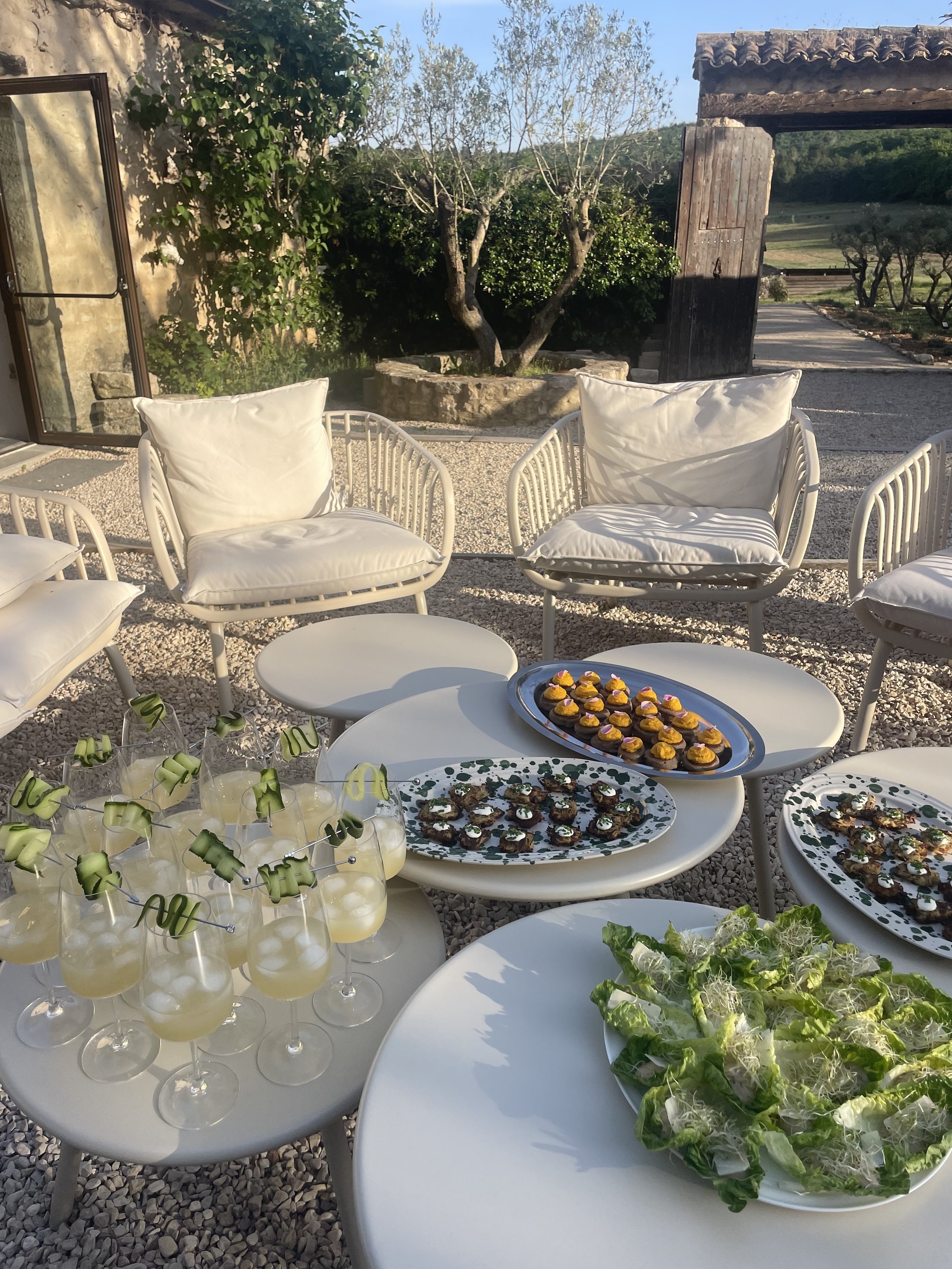 Buffet apéritif à déguster.