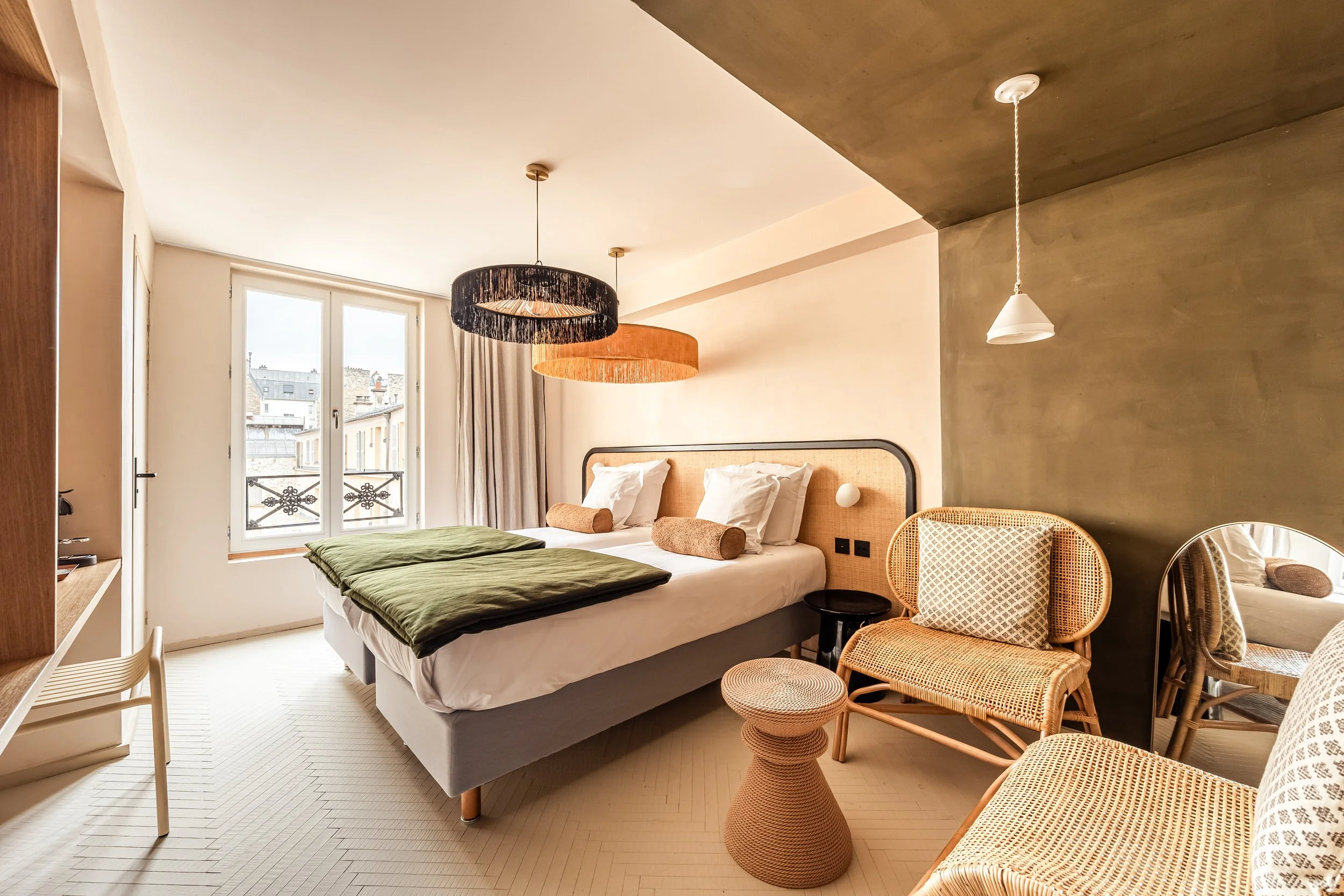 La Grande Parisienne twin room – Maison Traversière