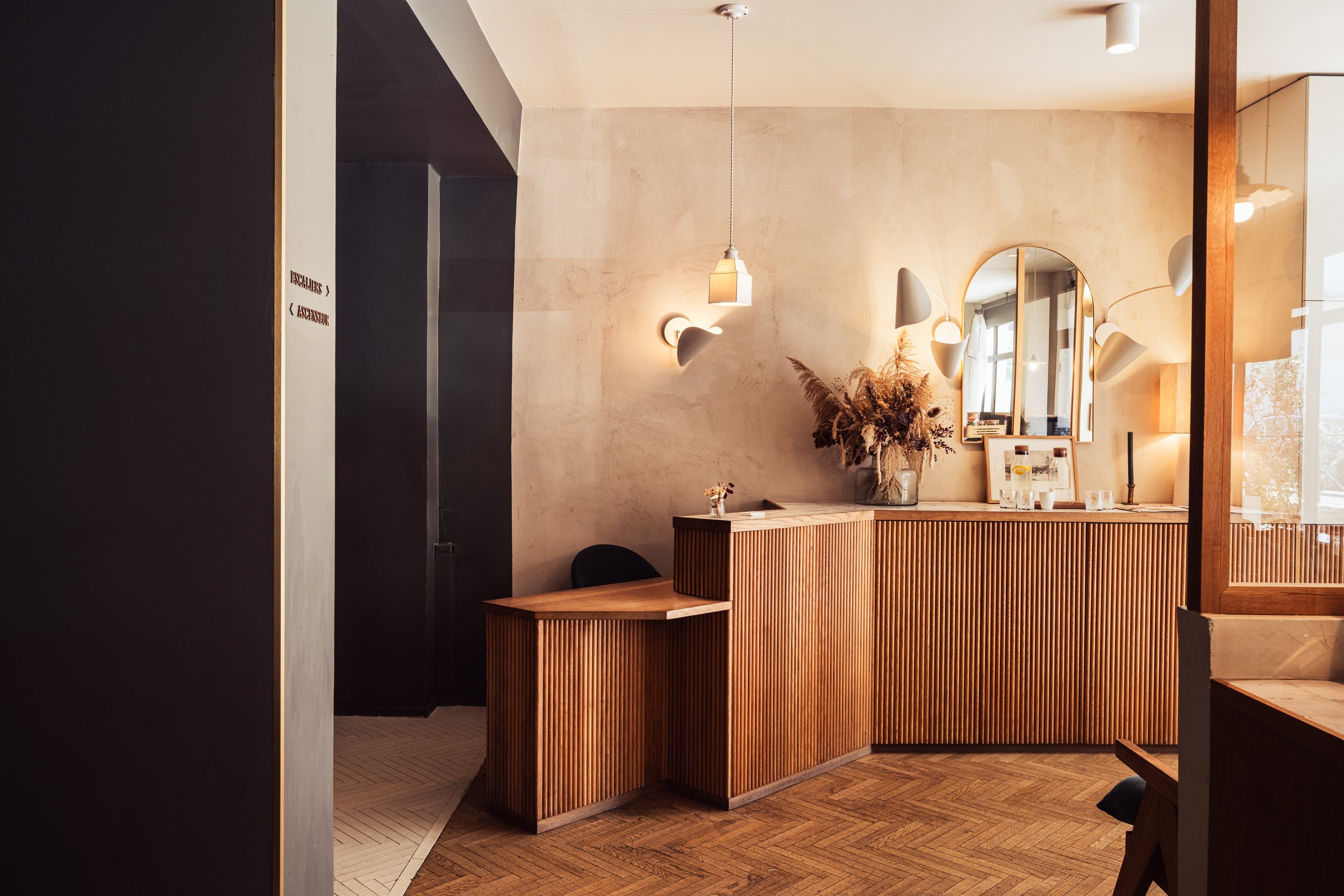 Reception Area of the Maison Traversière