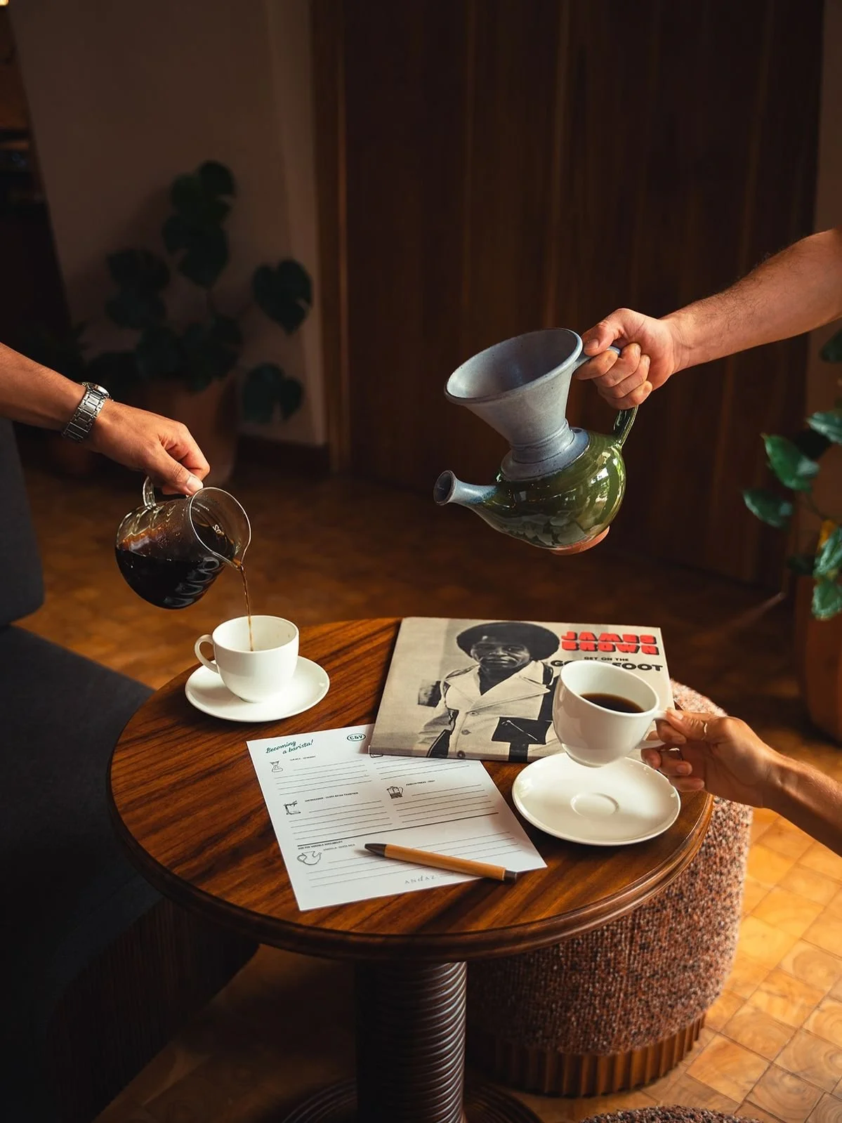Record-shop café in the Charonne neighborhood