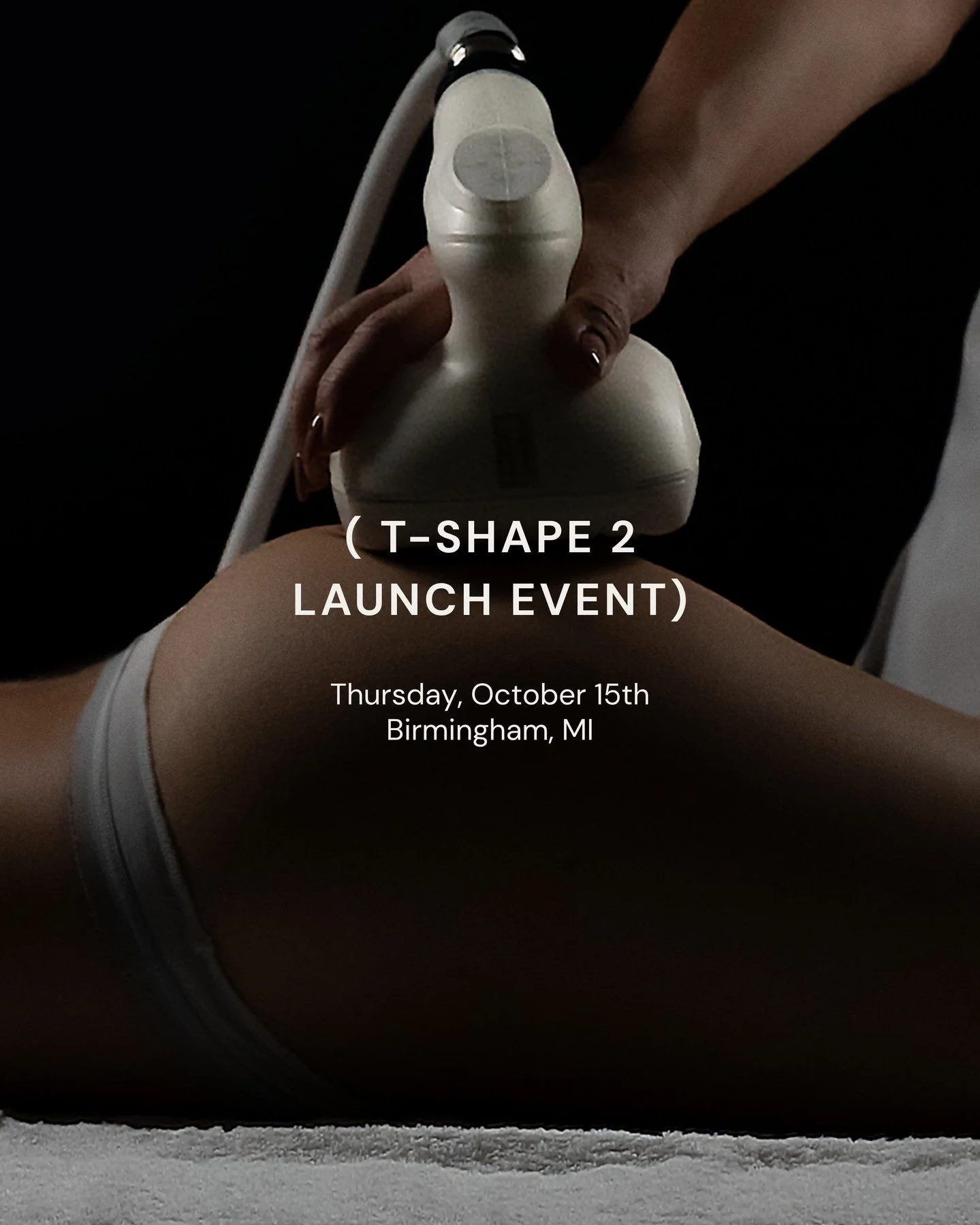 Something new has entered the Haus.

Join us Thursday, October 15th for the official launch of T-Shape 2 at Sculpt Haus. 
Come see the newest technology in the studio, learn more about the treatment, and enjoy 20% off all services purchased at the ev