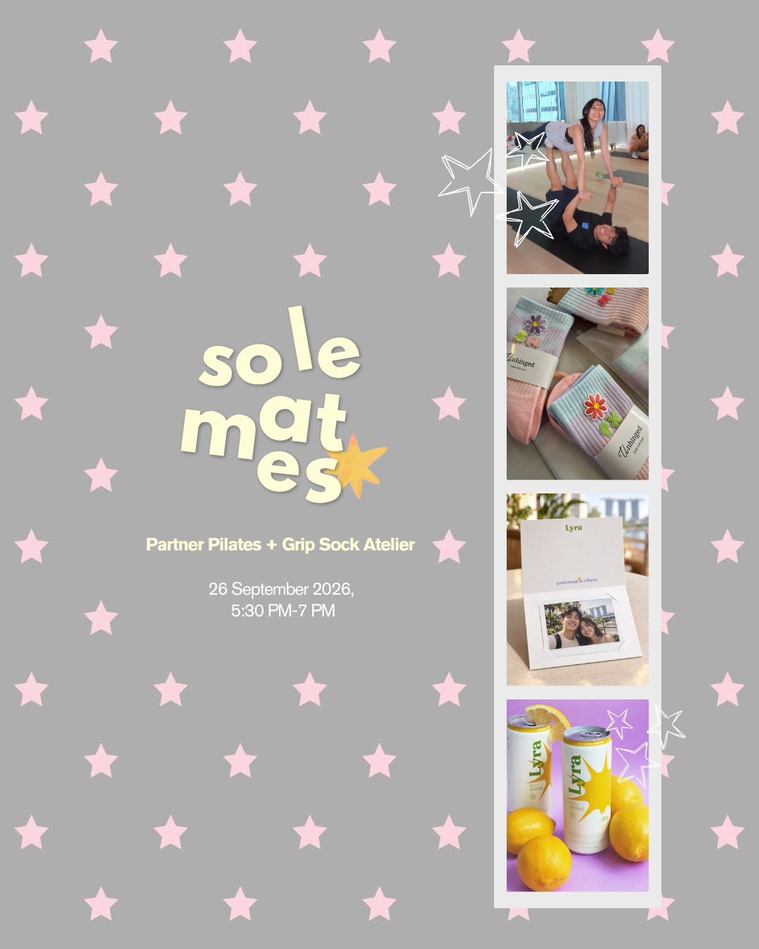 Solemates: Partner Pilates + Grip Sock Atelier