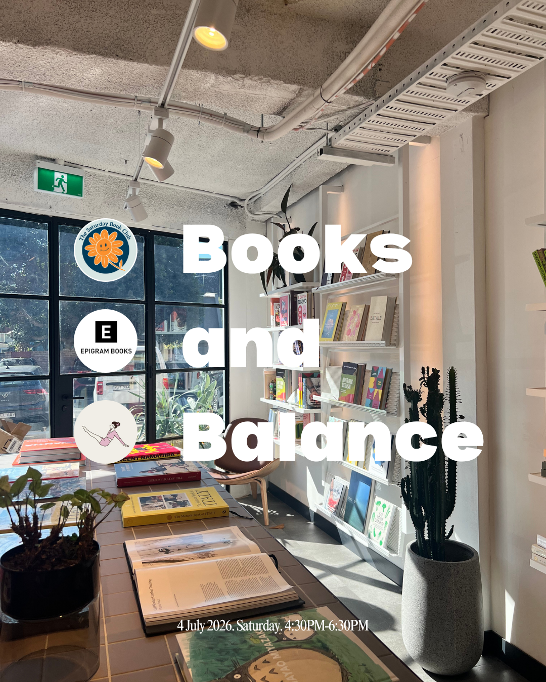 Books & Balance | Embodi x TSBC x Epigram Books