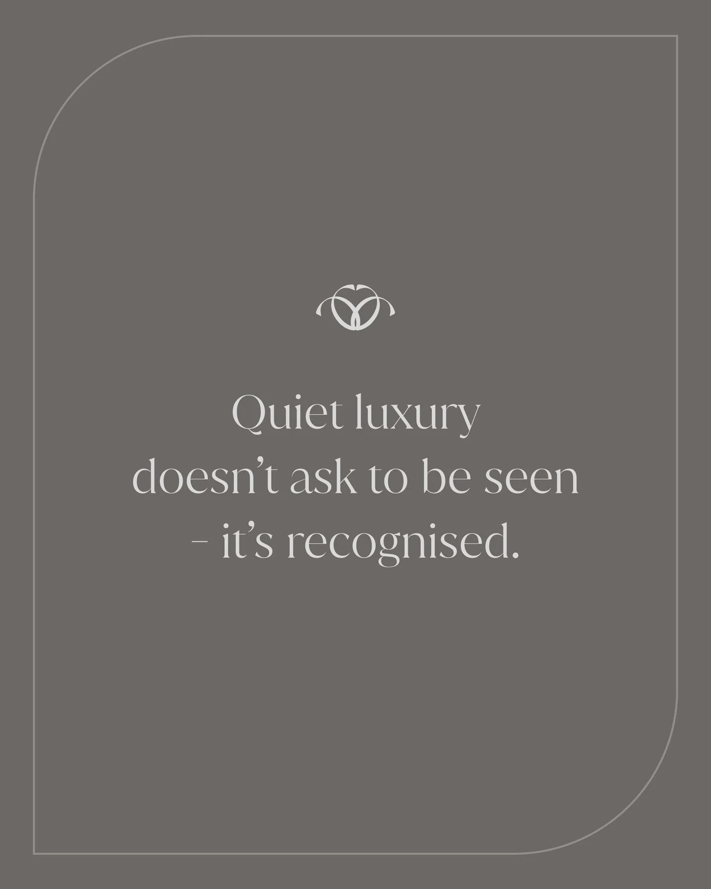 Our studio's values and beliefs have always remained true; Spaces shaped by quiet luxury feel calm, confident, and enduring&mdash;where every element earns its place, and quality is sensed rather than loudly announced.

#quietluxury #ethos #crafted #