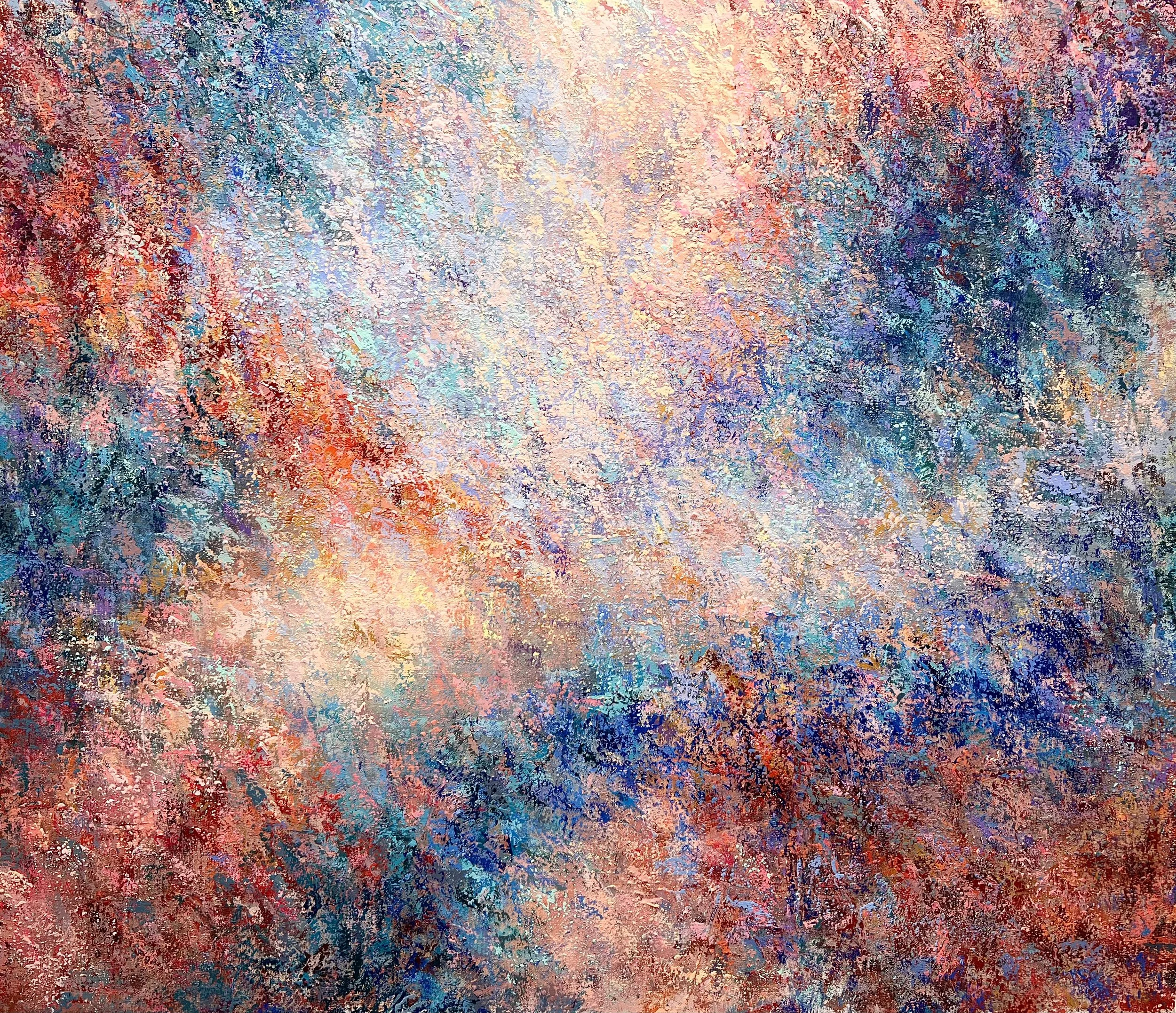Relativity, 2023, acrylic on canvas, 140 x 163 cm.