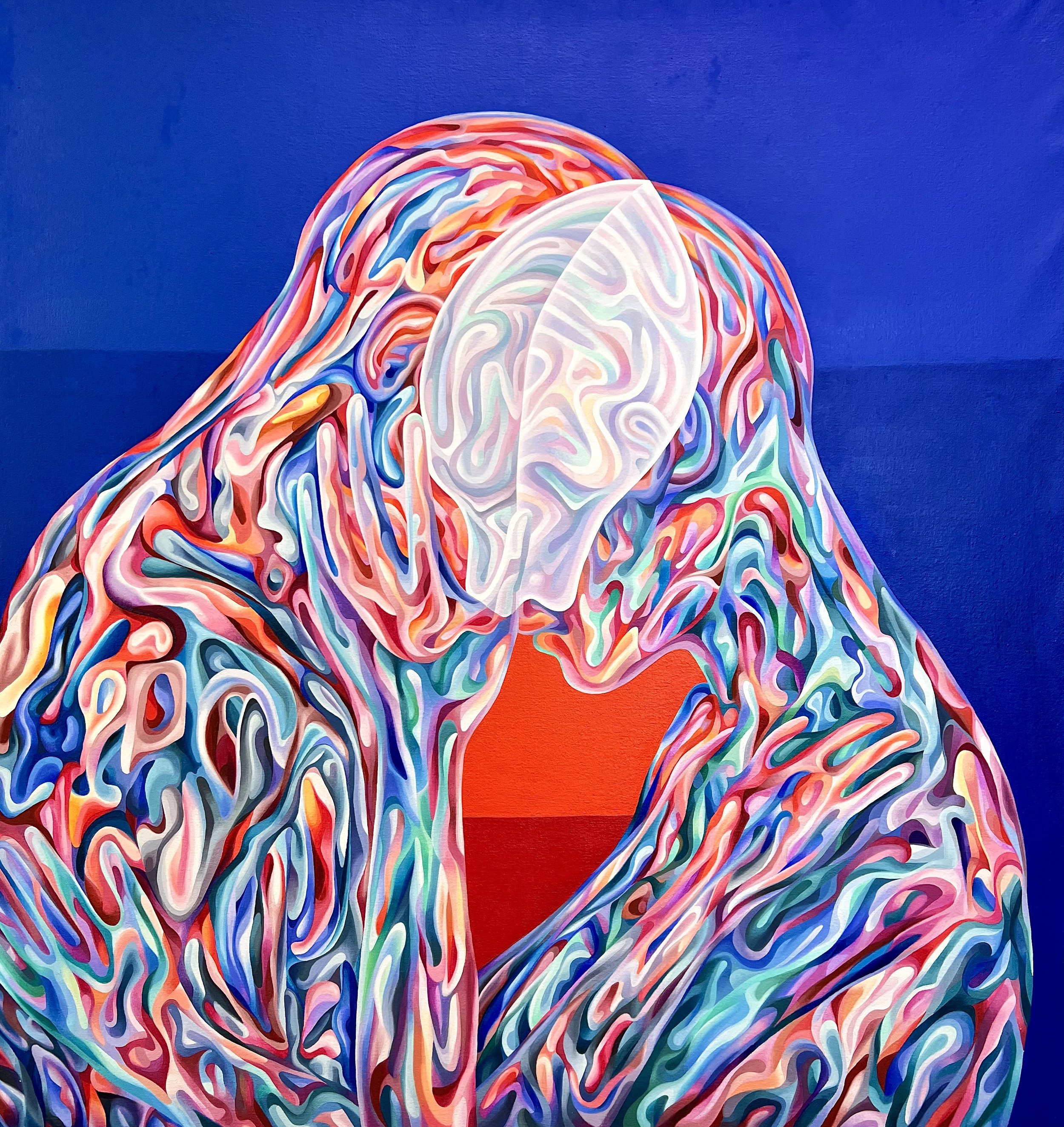 Comfort Zone, 2022, oil on canvas, 89 x 84.5 cm.