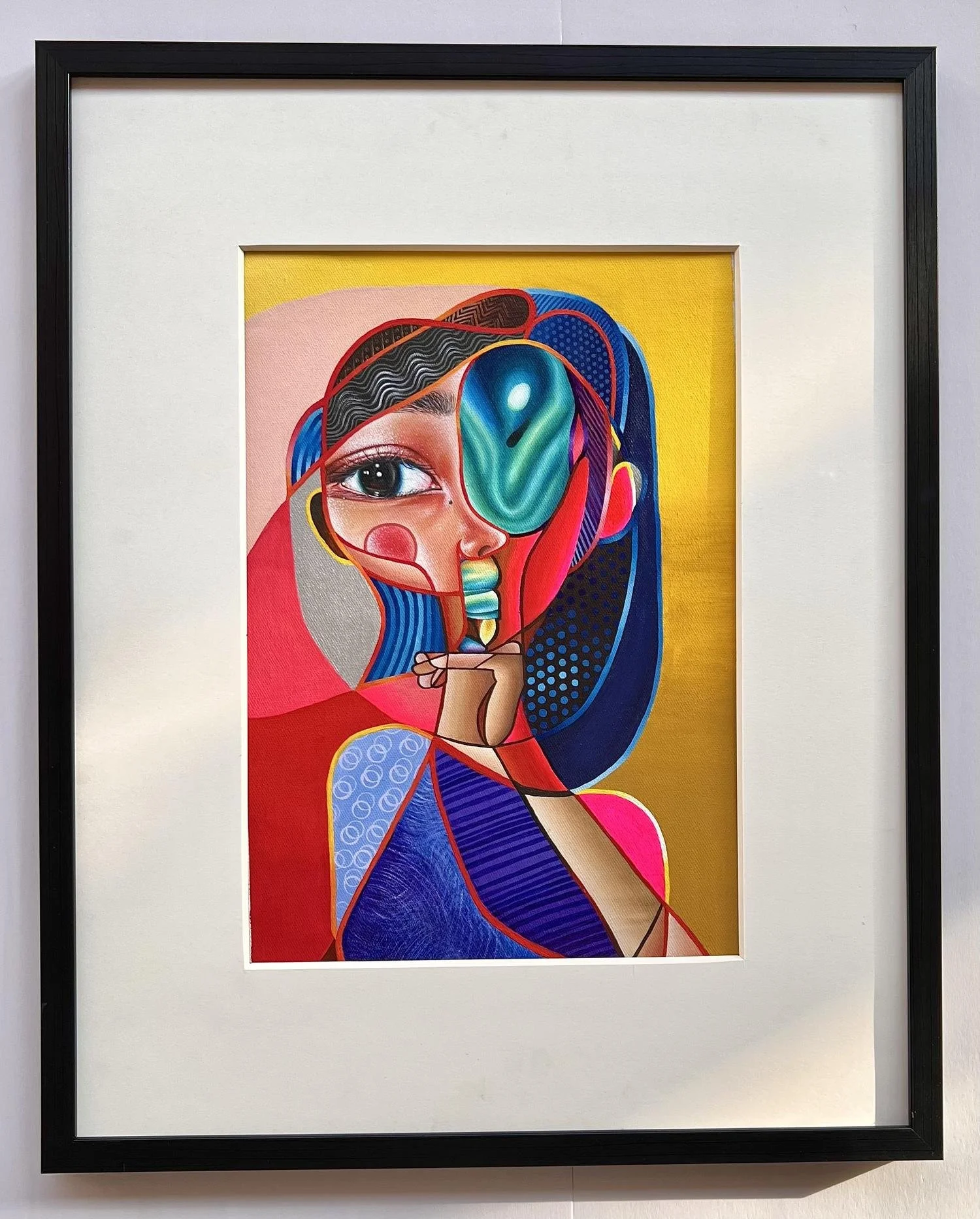 Fantasia, 2019, mixed media, 41.5 × 28.5 cm.