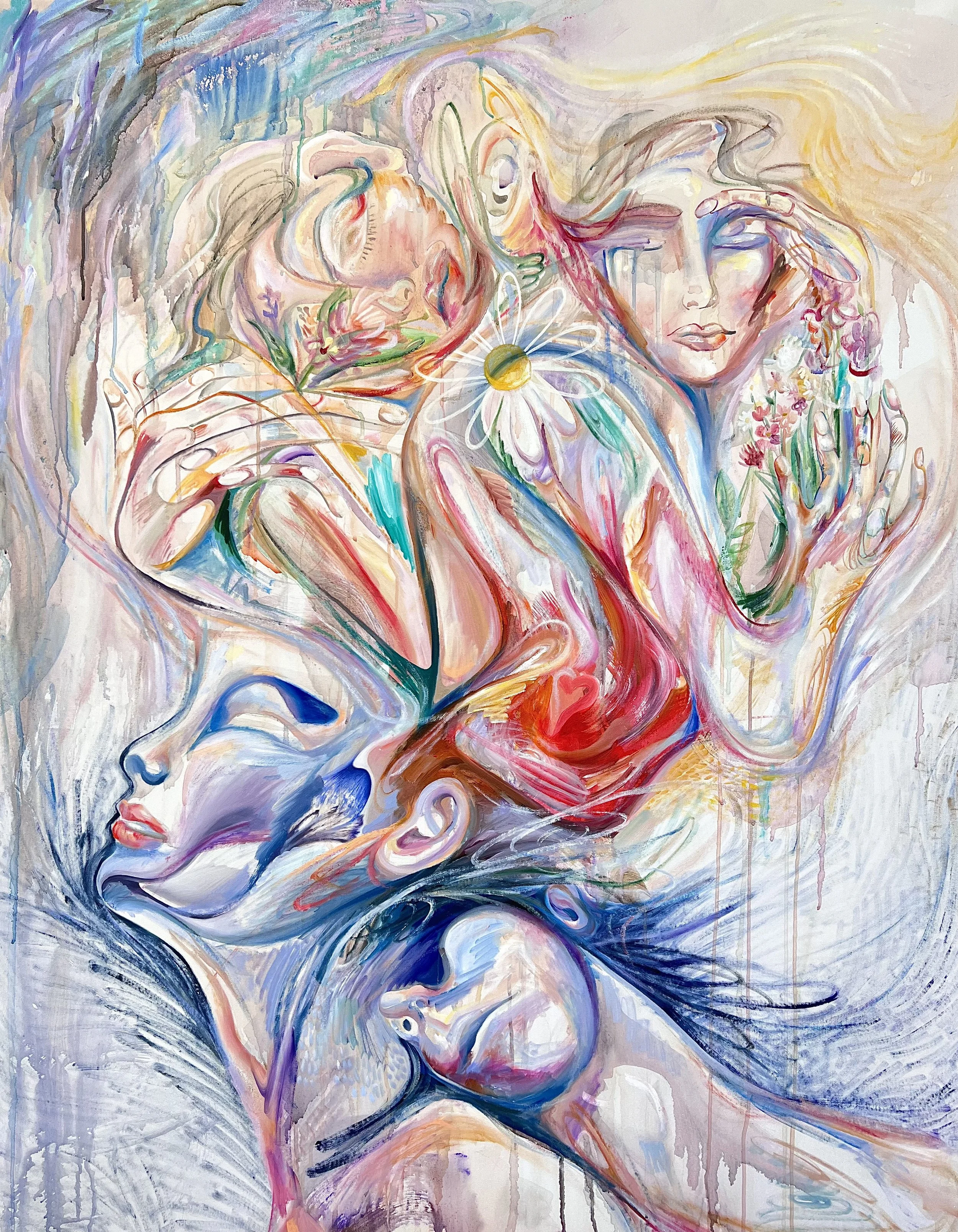 For Me If Not For You, 2022, oil on canvas, 
138 x 108 cm.