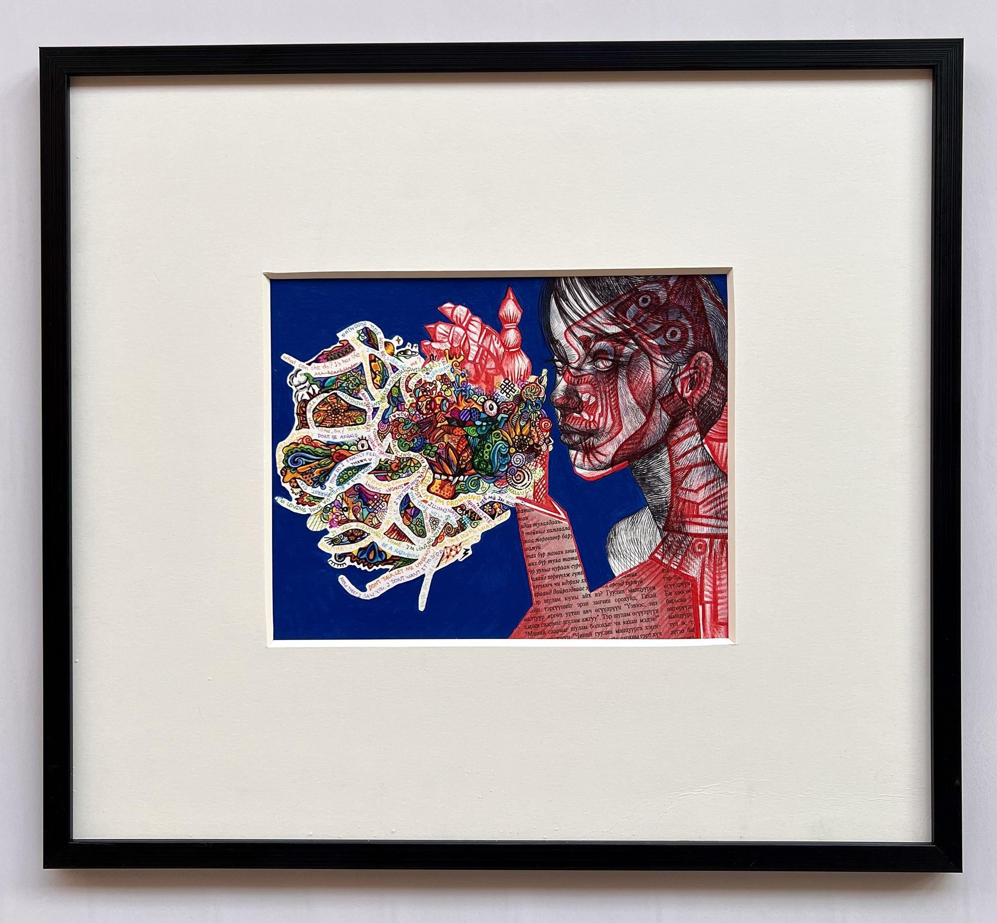 Stream of Consciousness 2, 2019, mixed media, 18.5 × 23 cm.