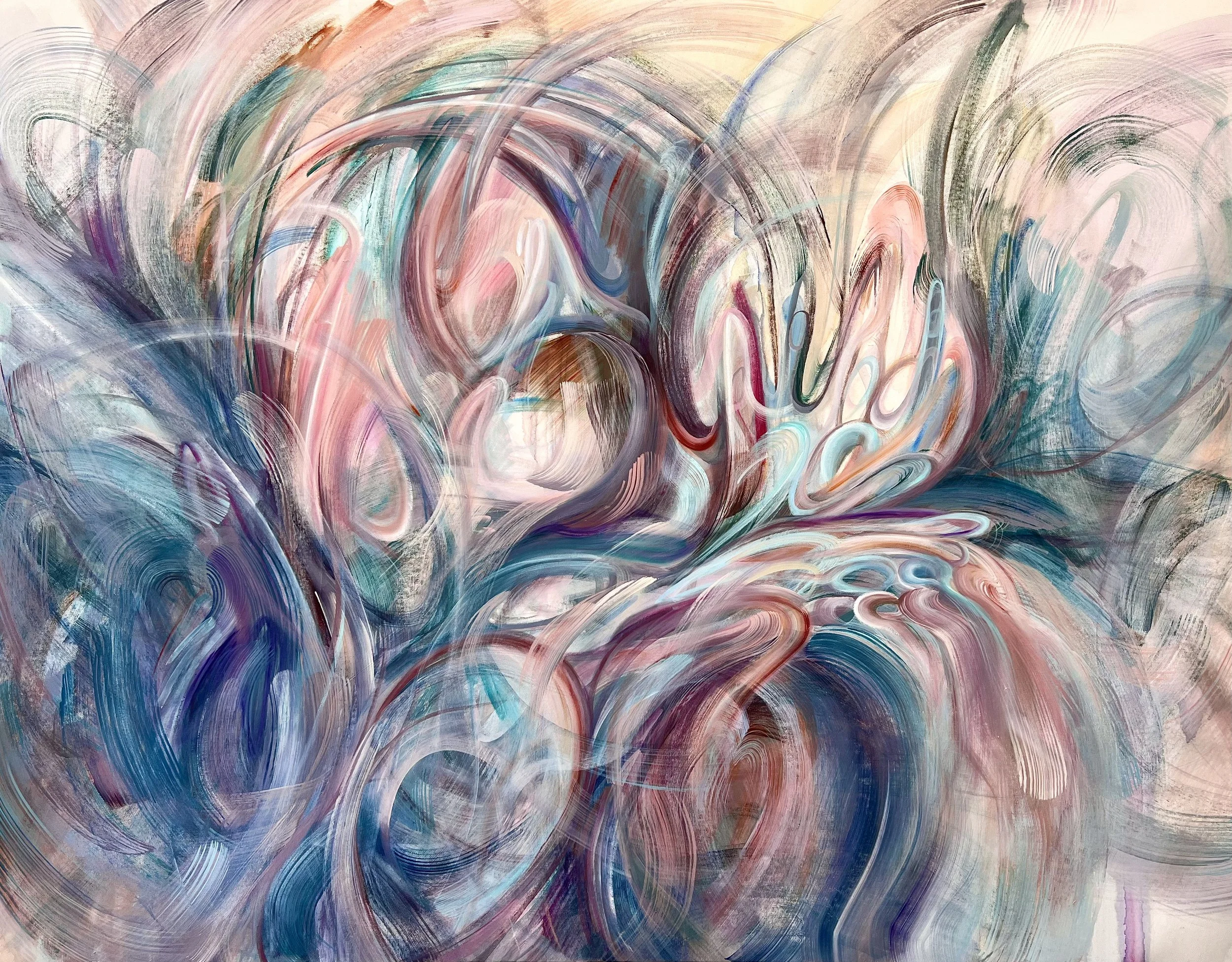 Alone Together, 2023, oil on canvas, 109 × 139 cm.