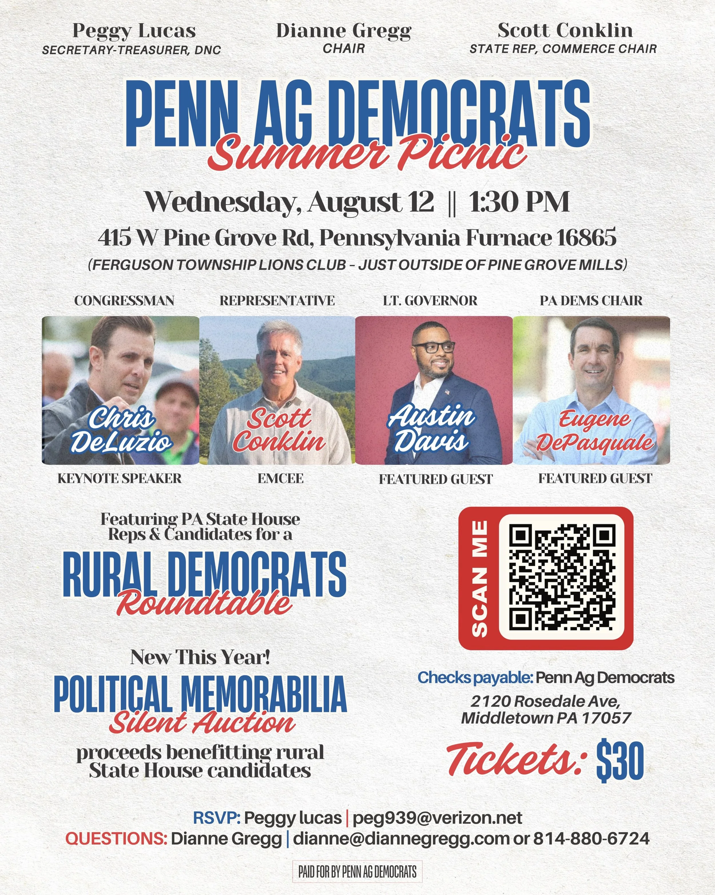 Penn Ag Democrats Summer Picnic