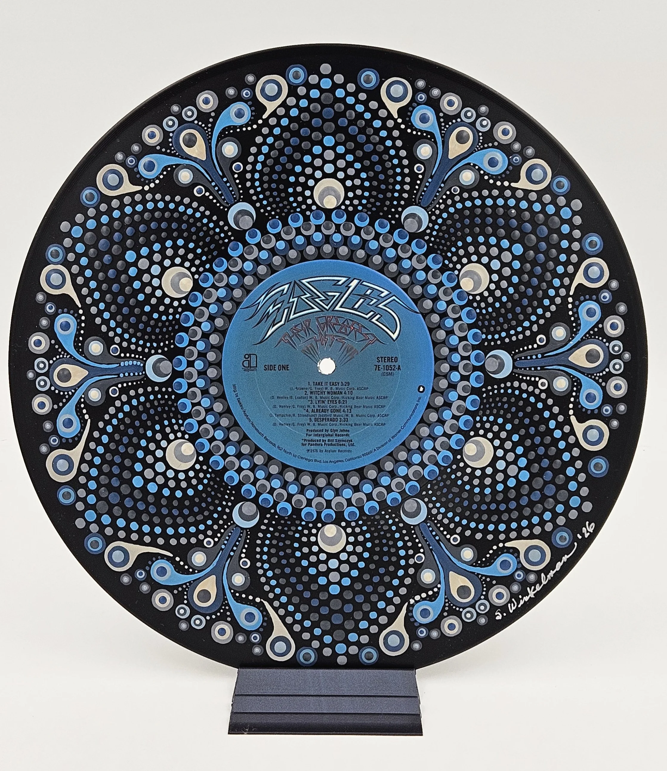 Eagles – Their Greatest Hits (1971–1975) | Hand-Painted Vinyl Record Wall Art