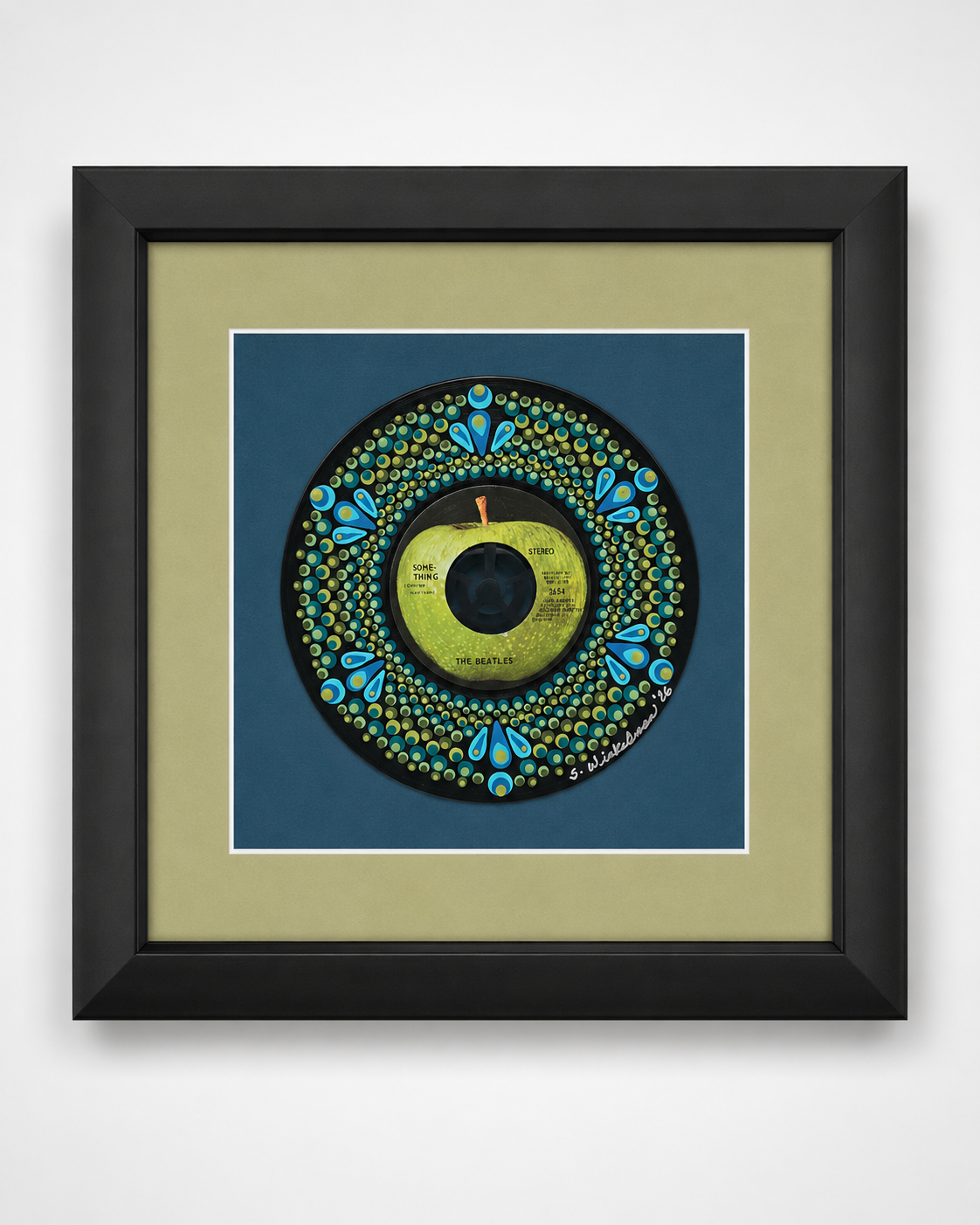 The Beatles – "Something" | Hand-Painted Vinyl Record Art
