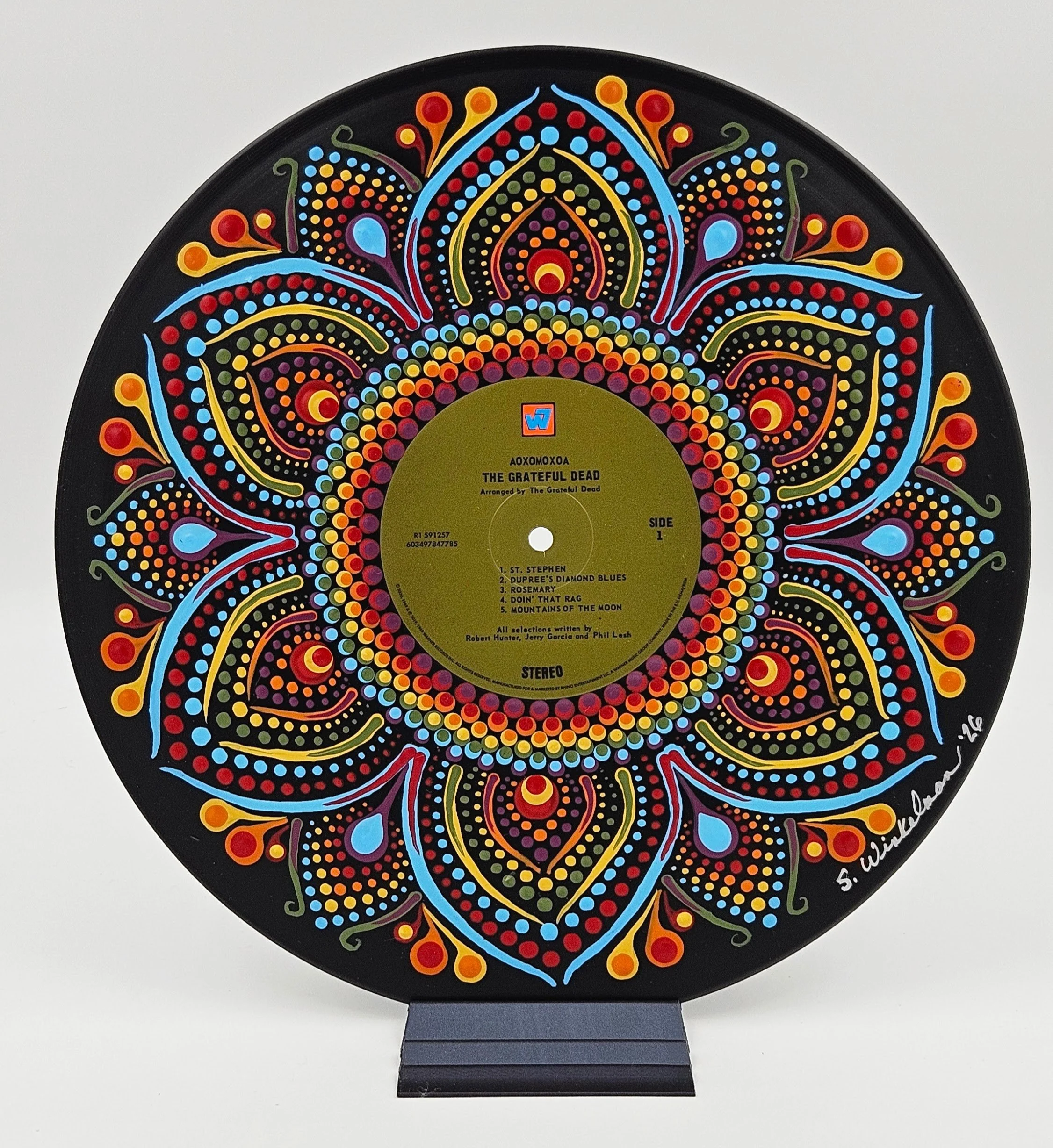 Grateful Dead “Aoxomoxoa” – Hand-Painted Vinyl Record Art