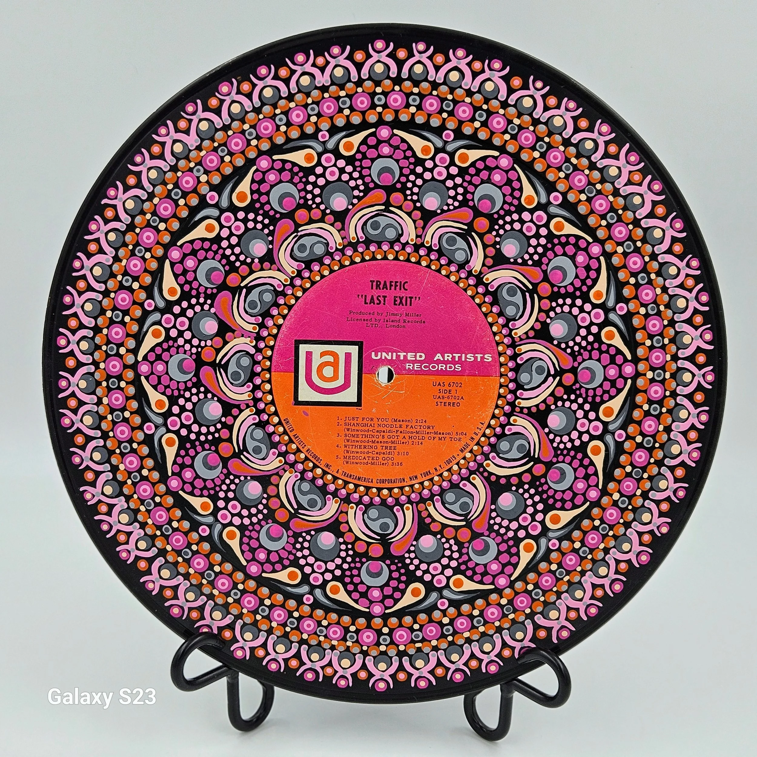 Traffic – Last Exit | Hand-Painted Vinyl Record Art