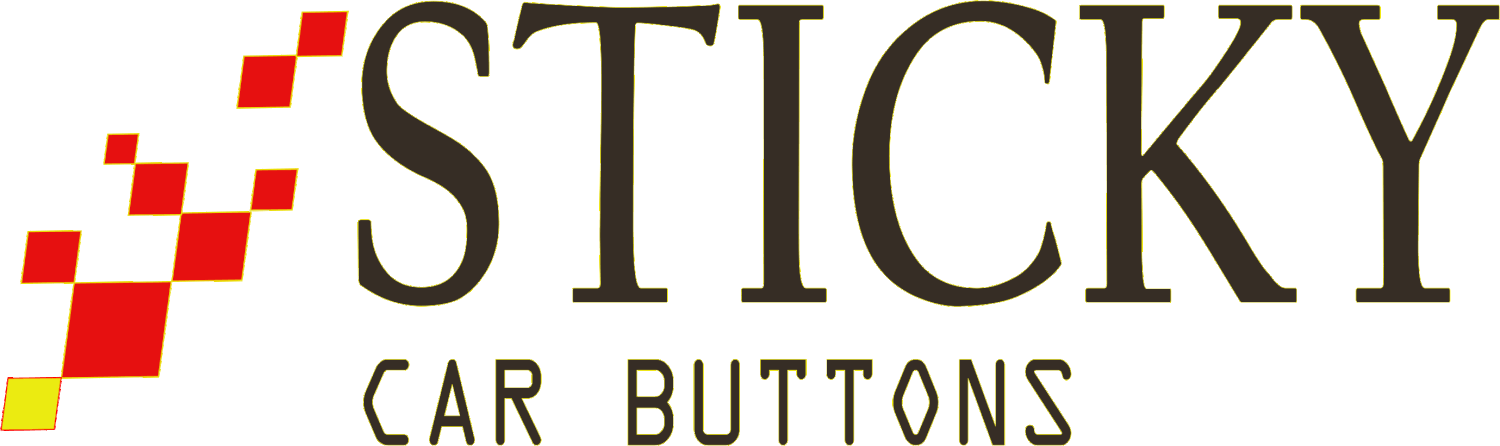 sticky car buttons