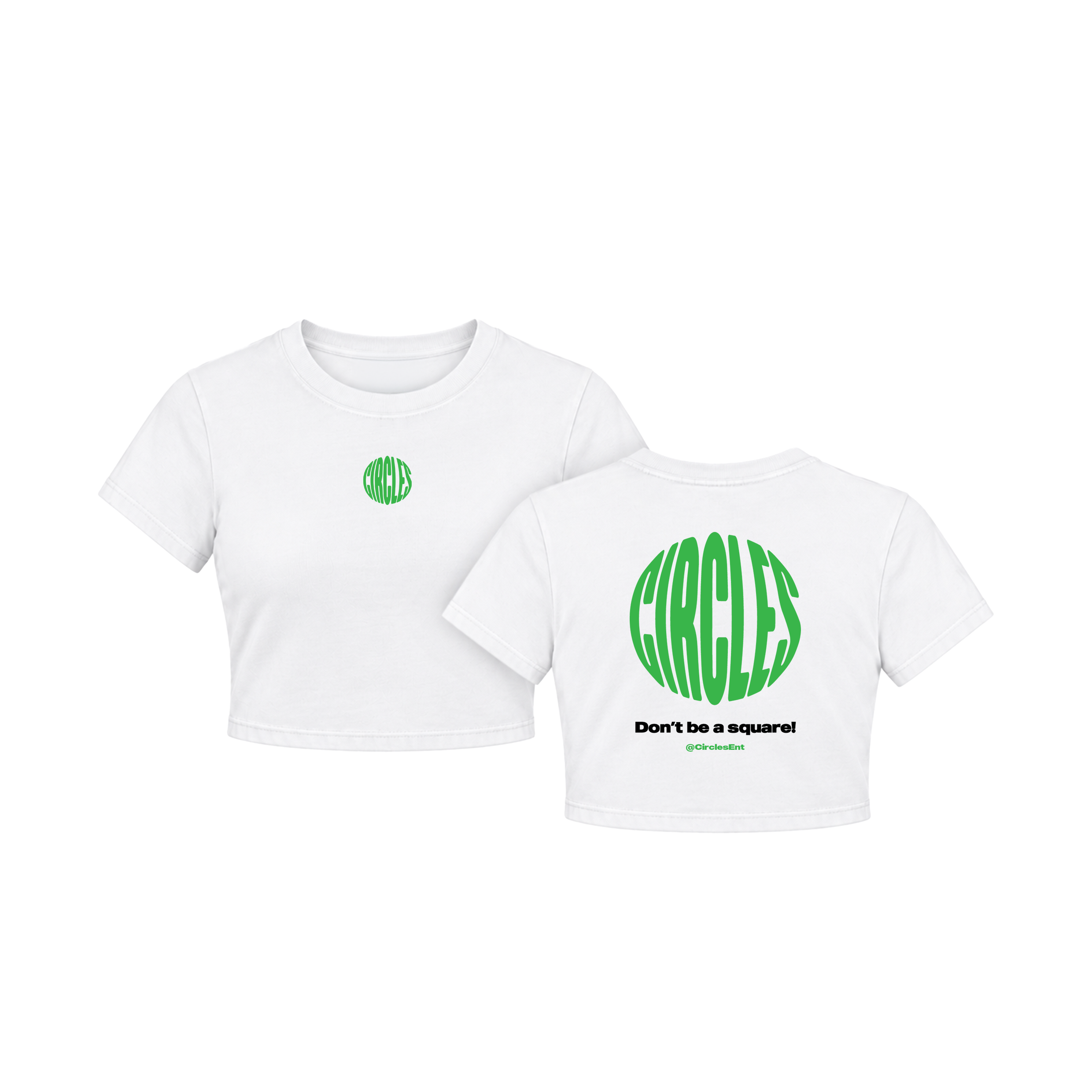 White Circles Classic Baby Tee