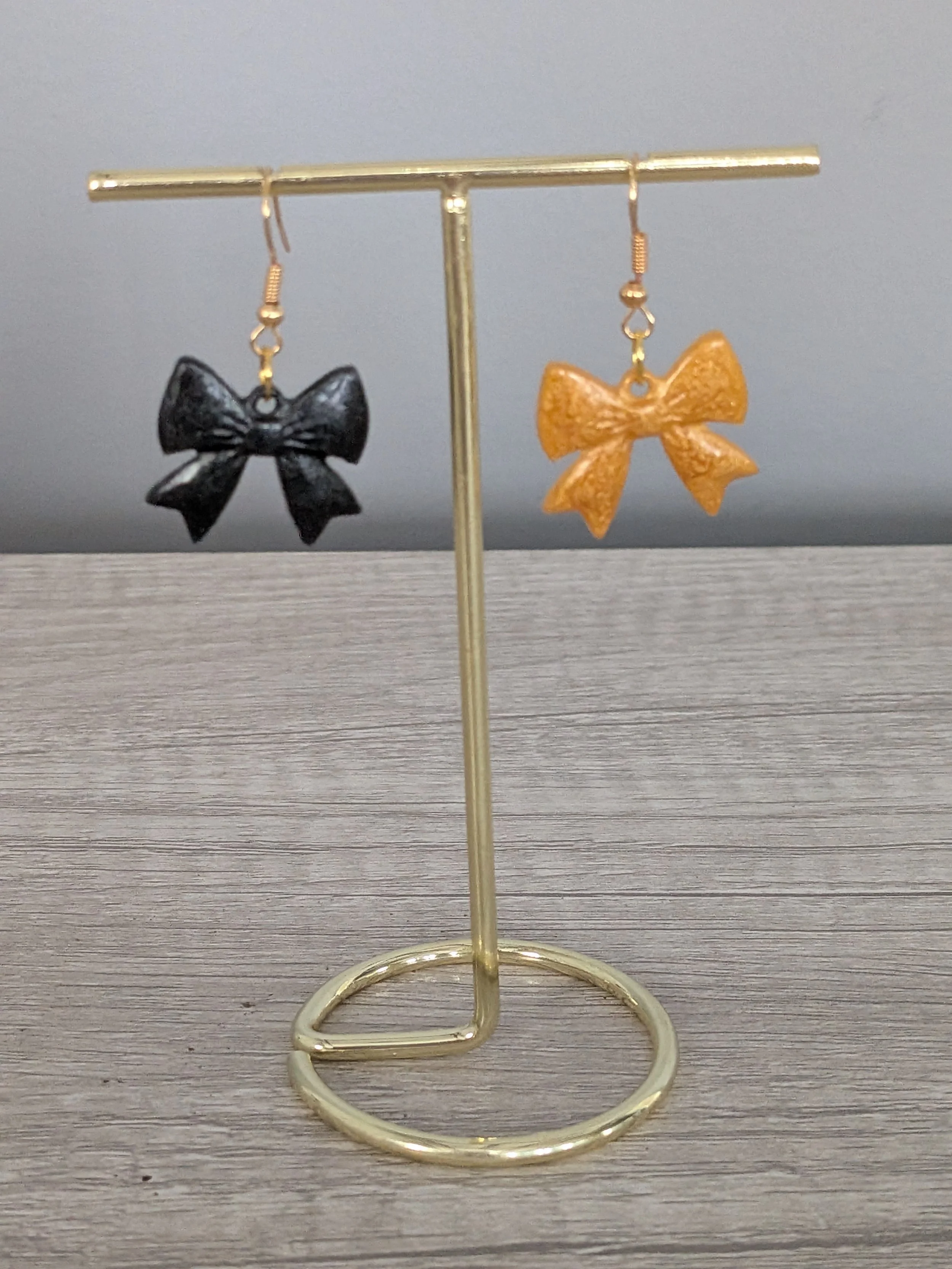 Saints Large Bow Earrings