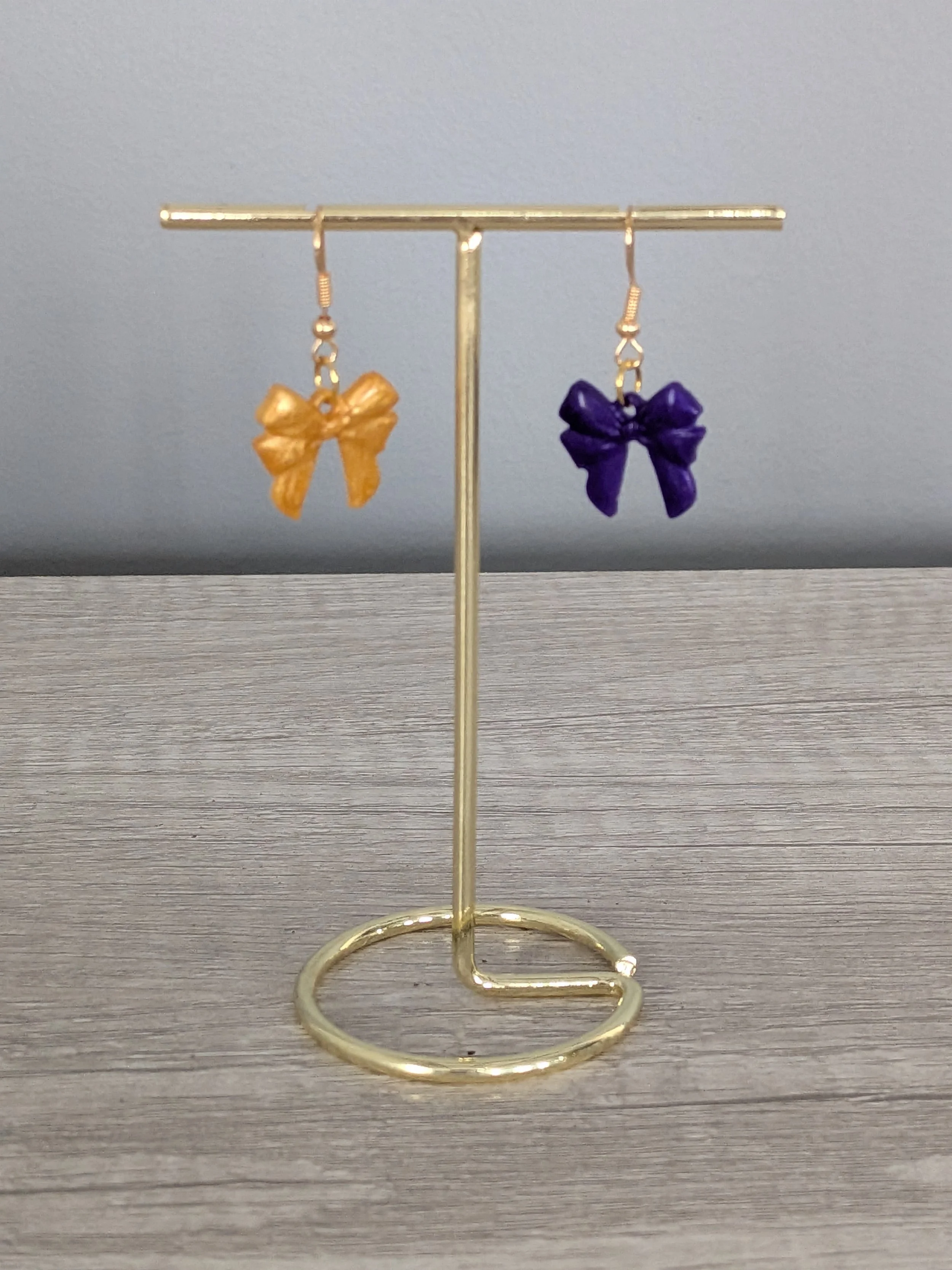 LSU Small Bow Earrings