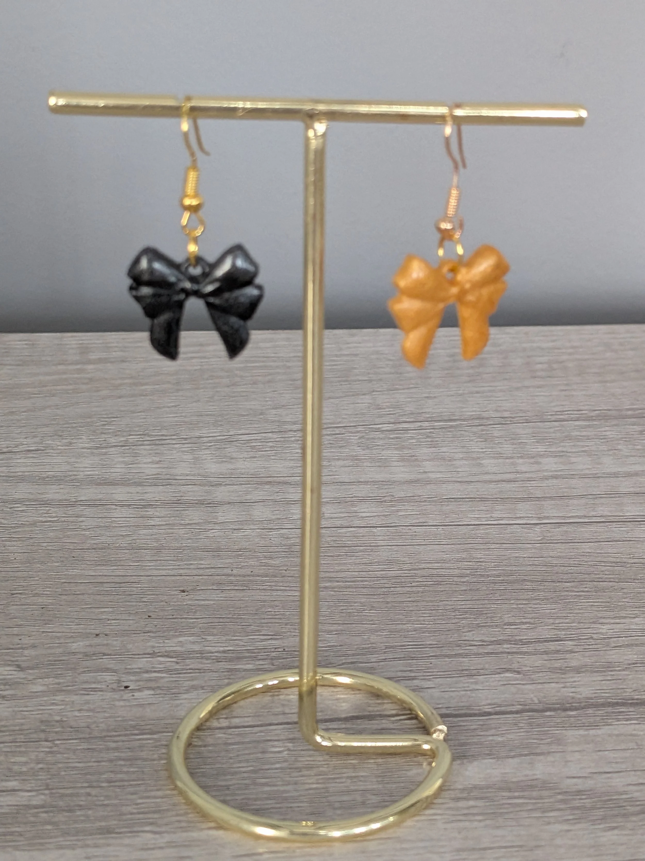 Saints Small Bow Earrings