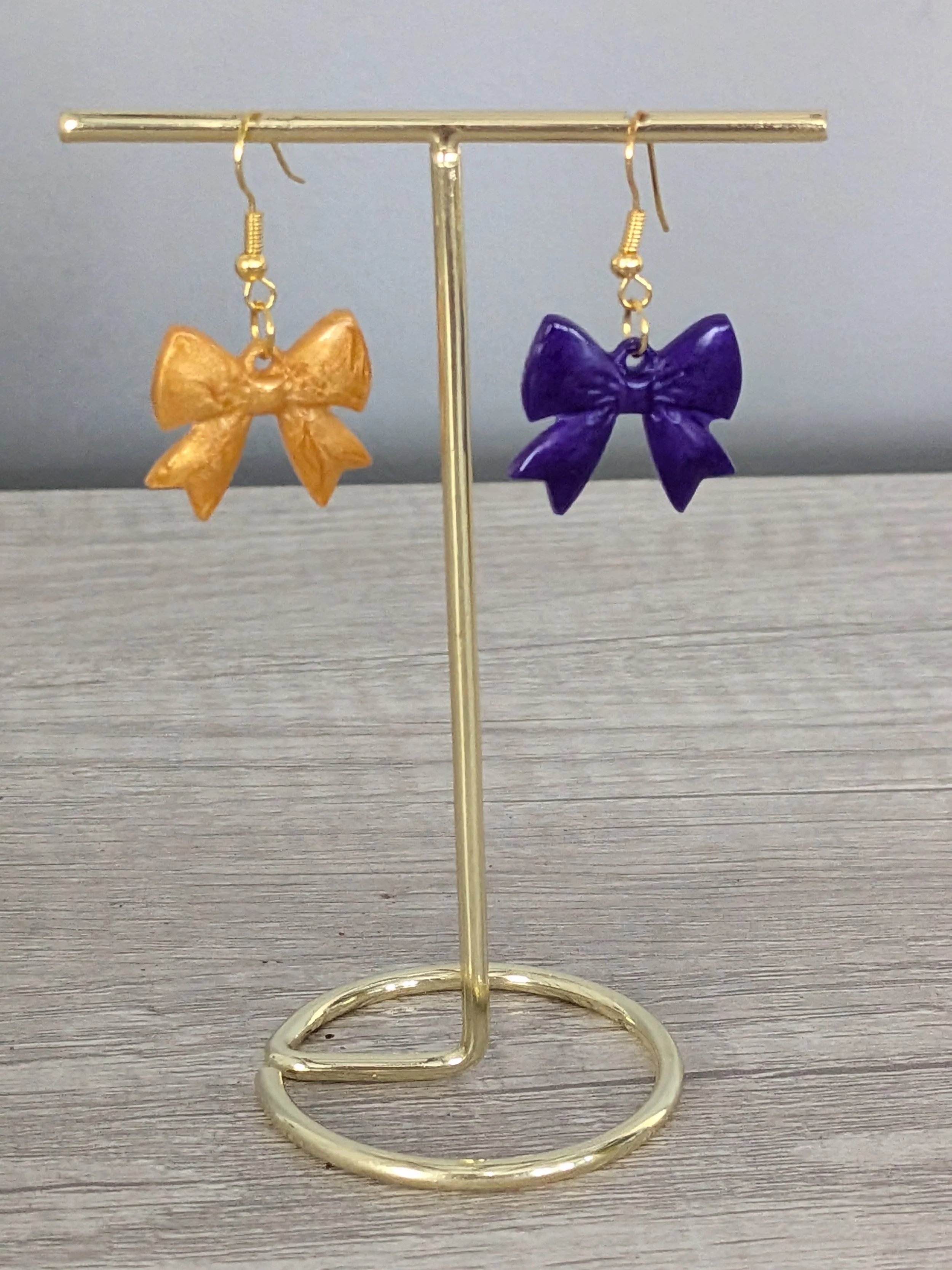LSU Large Bow Earrings