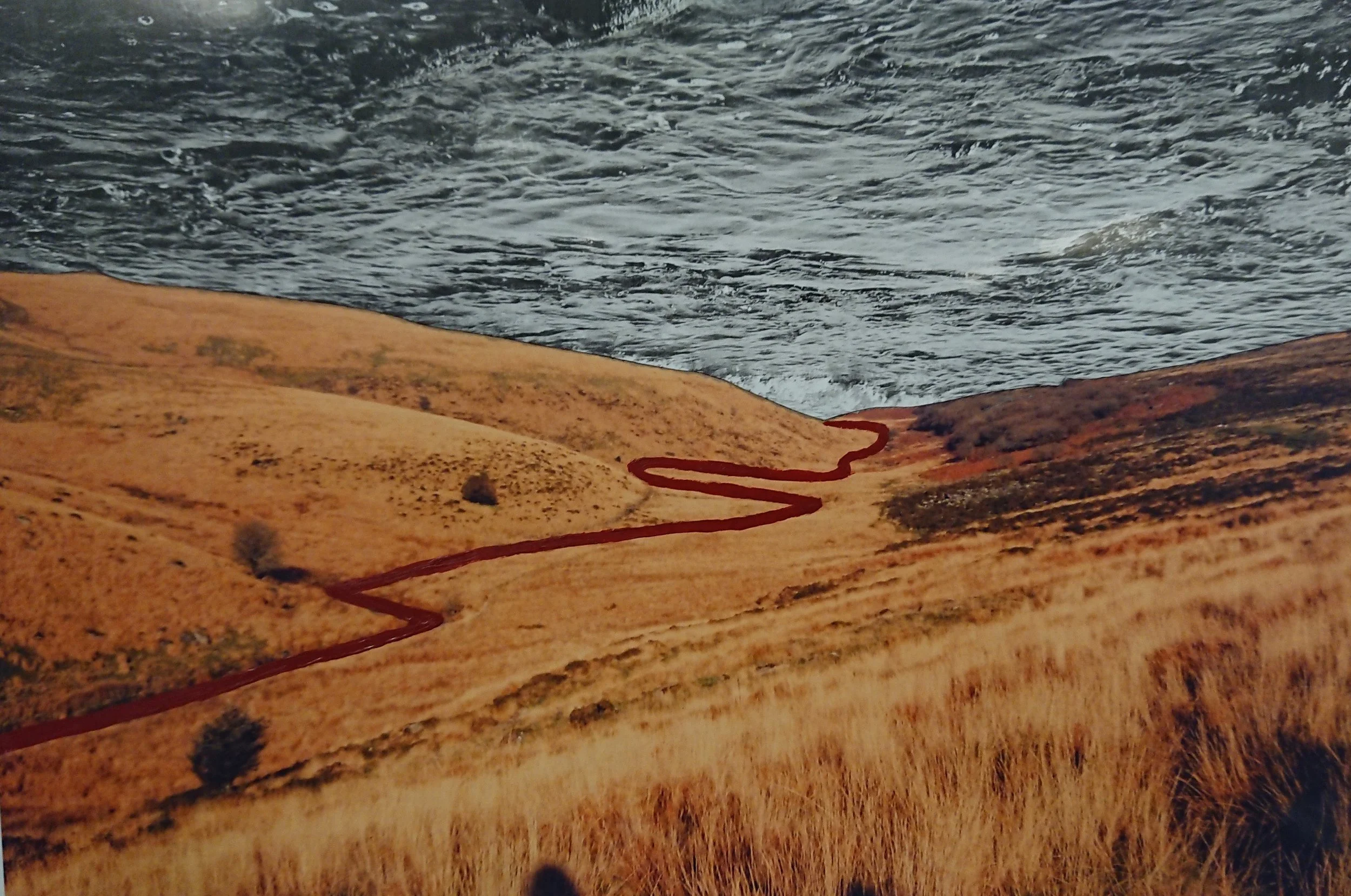 'The rivers meet the sea #2' 2023.