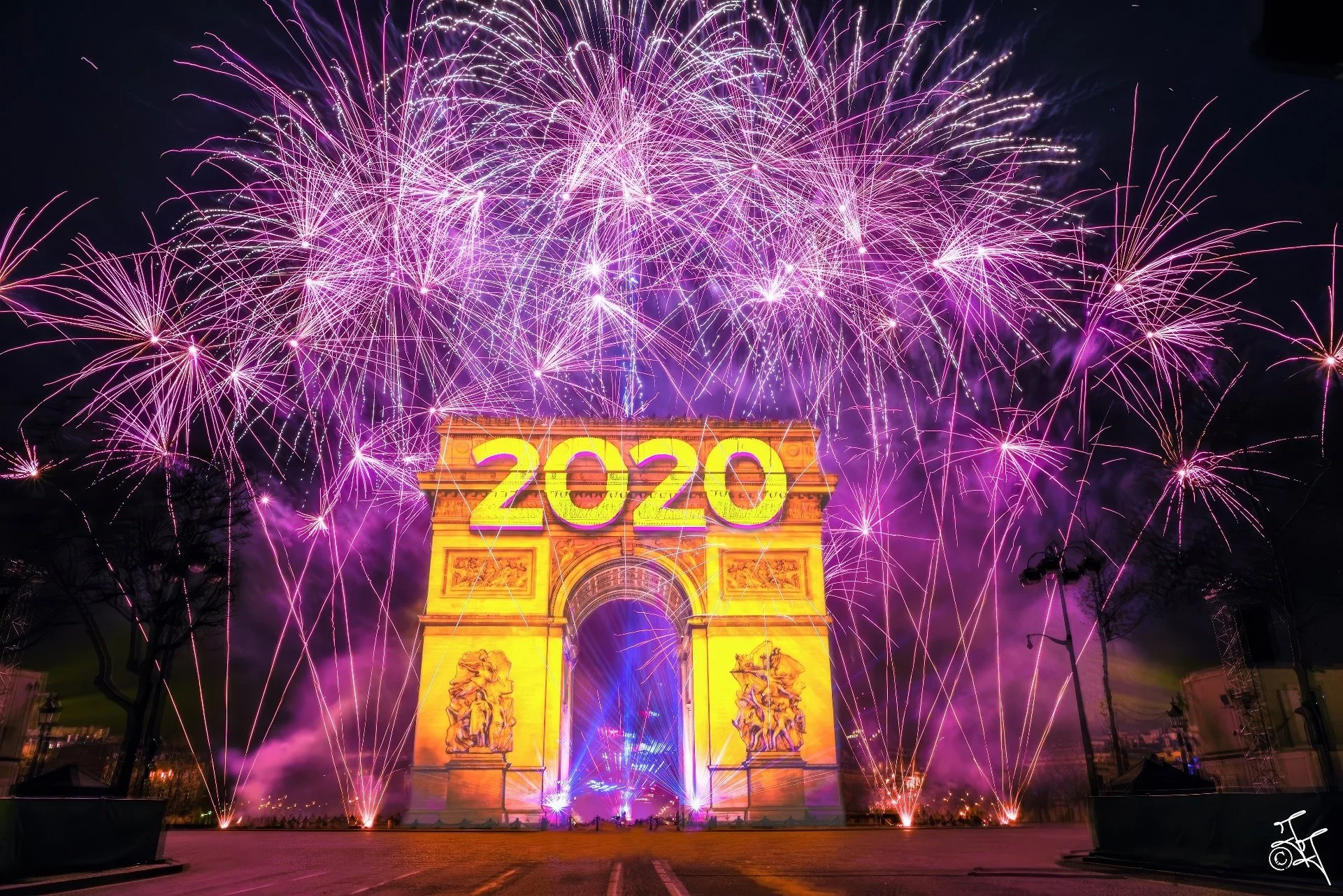 Arc de Triomphe – Nouvel an 2020