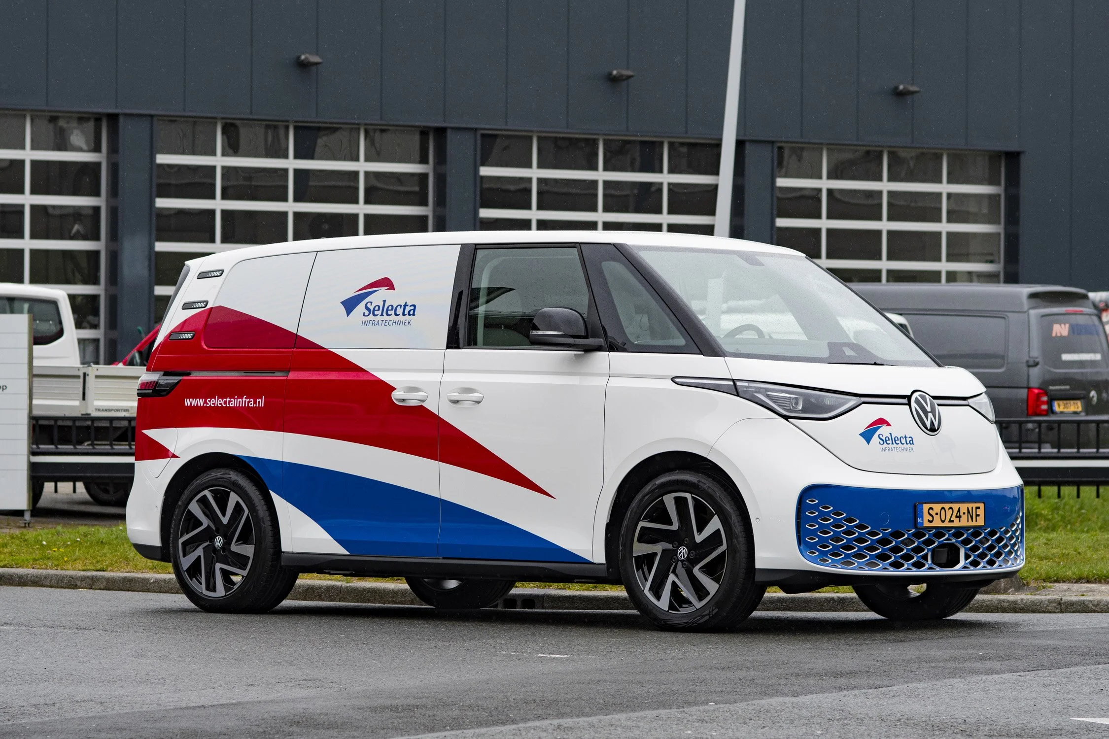 De Selecta-identiteit doorgevoerd op de Volkswagen ID. Buzz