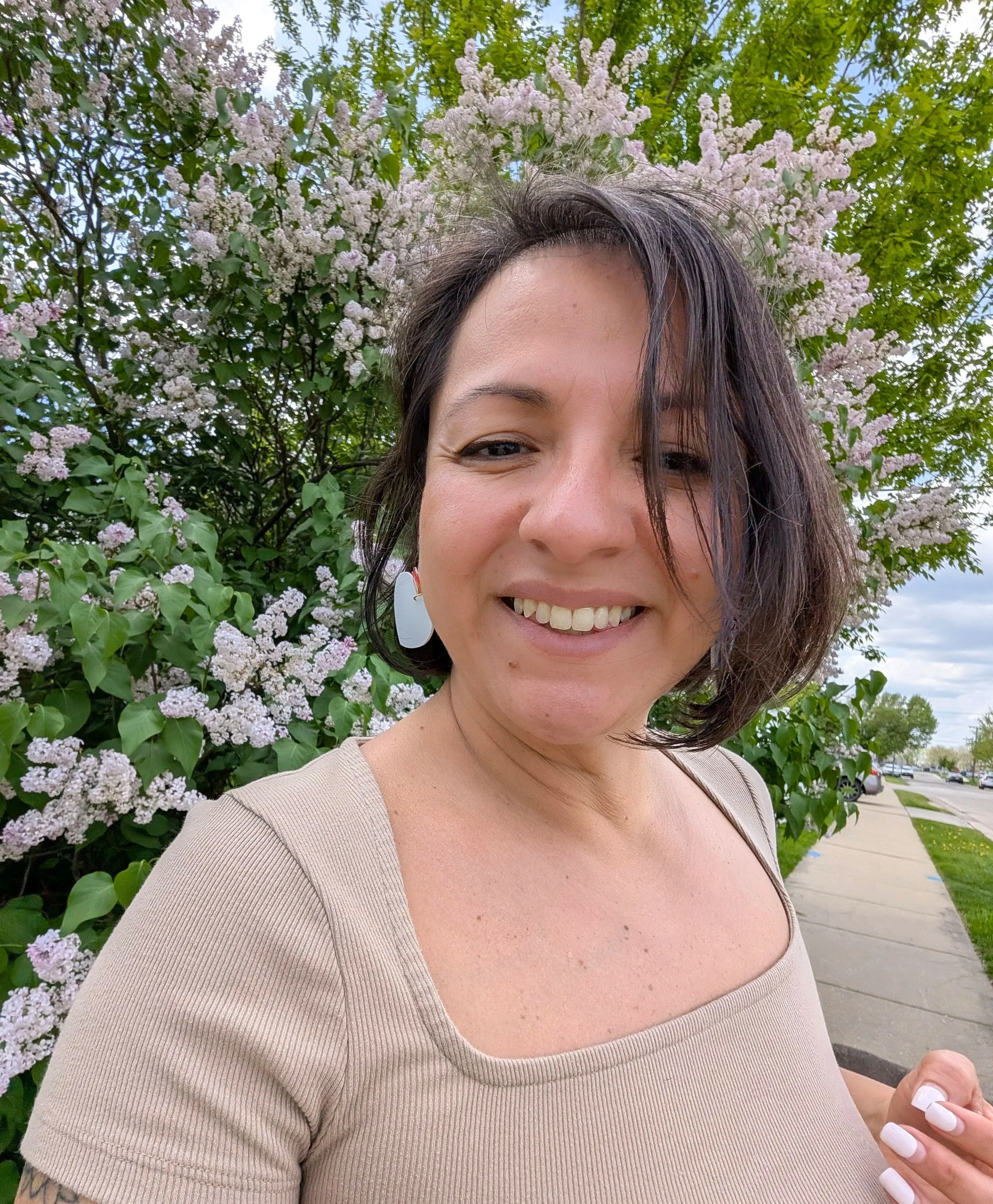 Bere in the Garden selfie