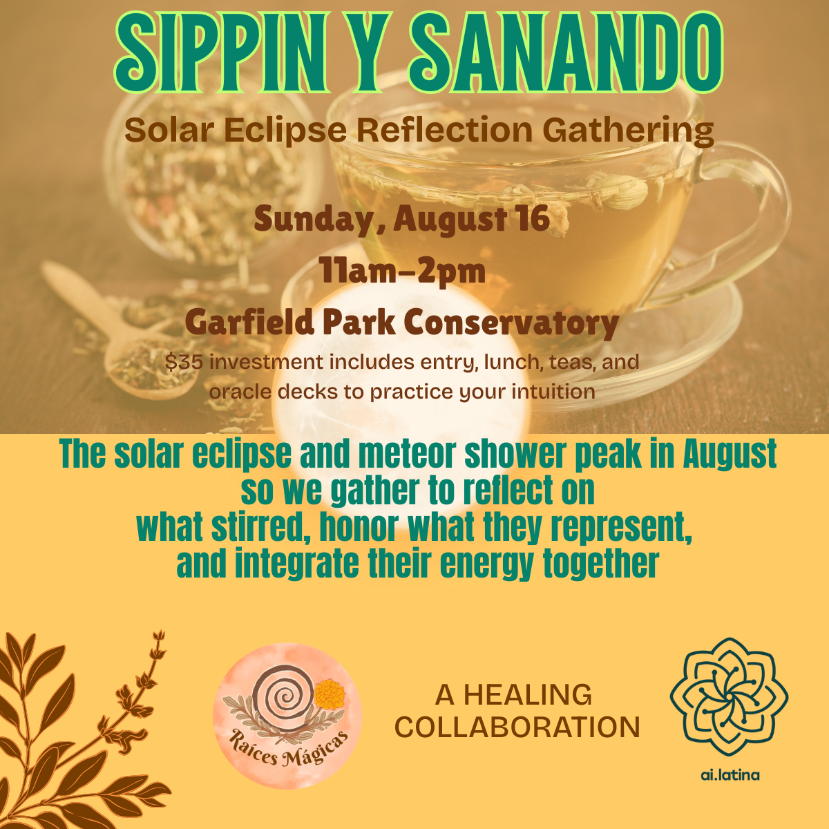 Sippin Y Sanando August