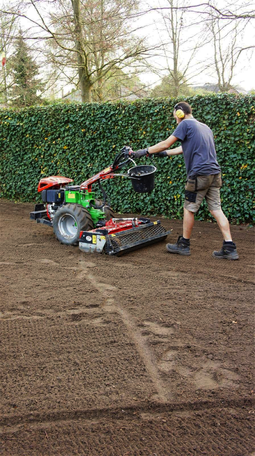 Aanleg van een gazon door Tuinwerken Robbe