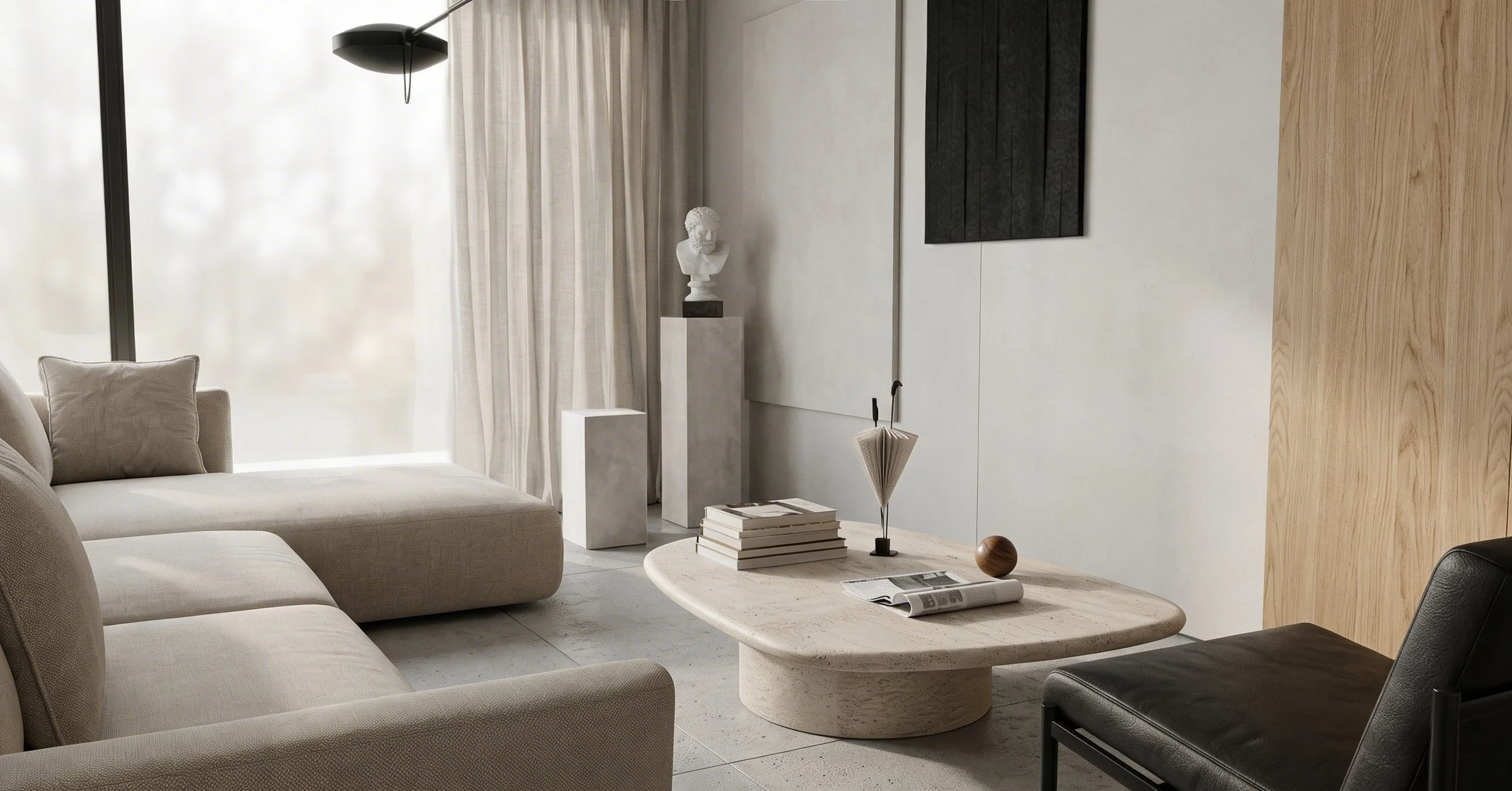 Minimalistyczna estetyka współczesnego apartamentu premium