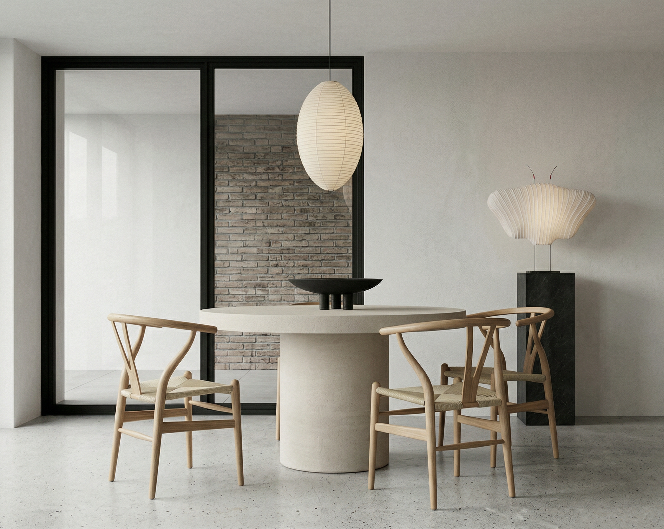 Soft minimalism in a contemporary apartment interior