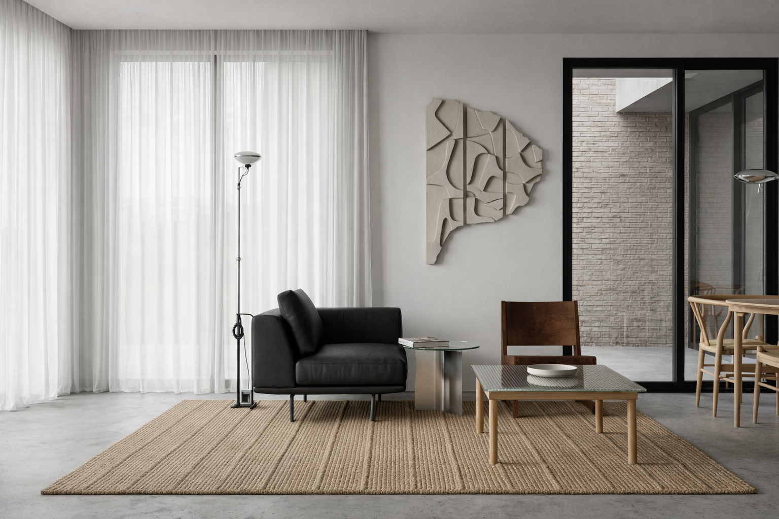 Współczesna estetyka apartamentu inspirowana japandi