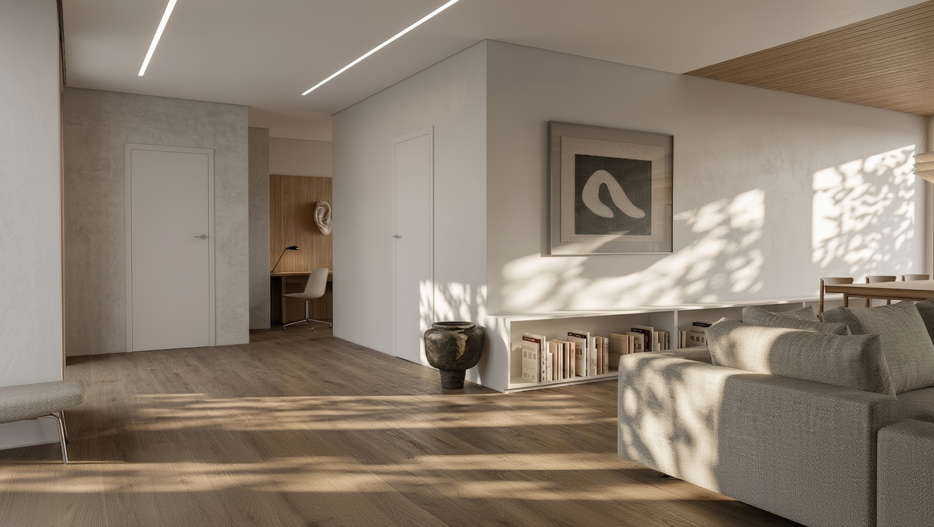 Ponadczasowa estetyka minimalistycznego apartamentu w Trójmieście