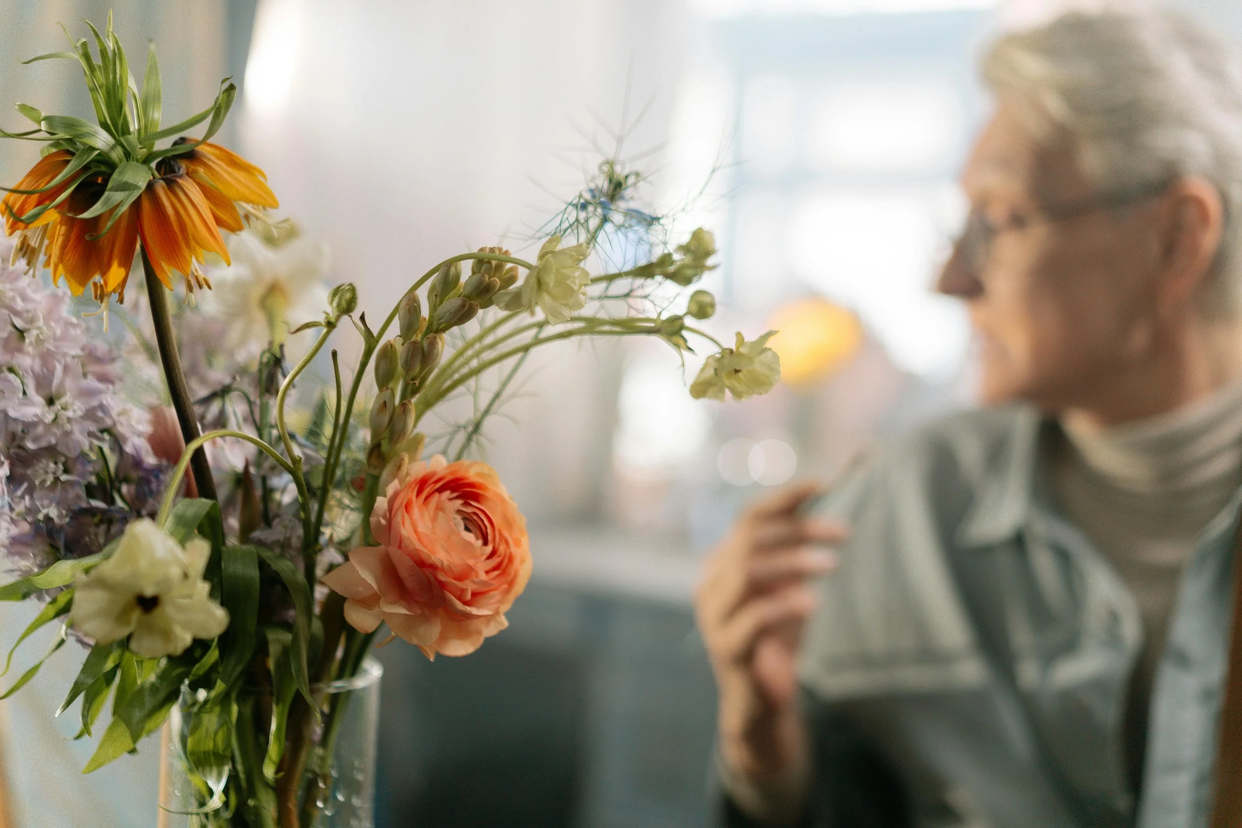 Free flowers to memory care centers in Oklahoma - Petals of Light