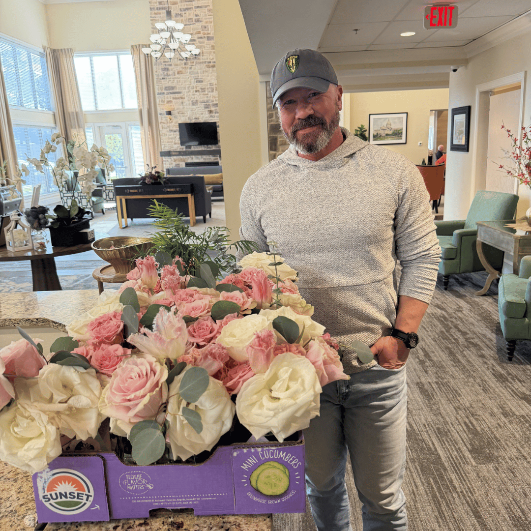 Floral arrangements donated to Petals of Light Oklahoma to be repurposed and gifted to one of many care facilities in the Oklahoma City area.