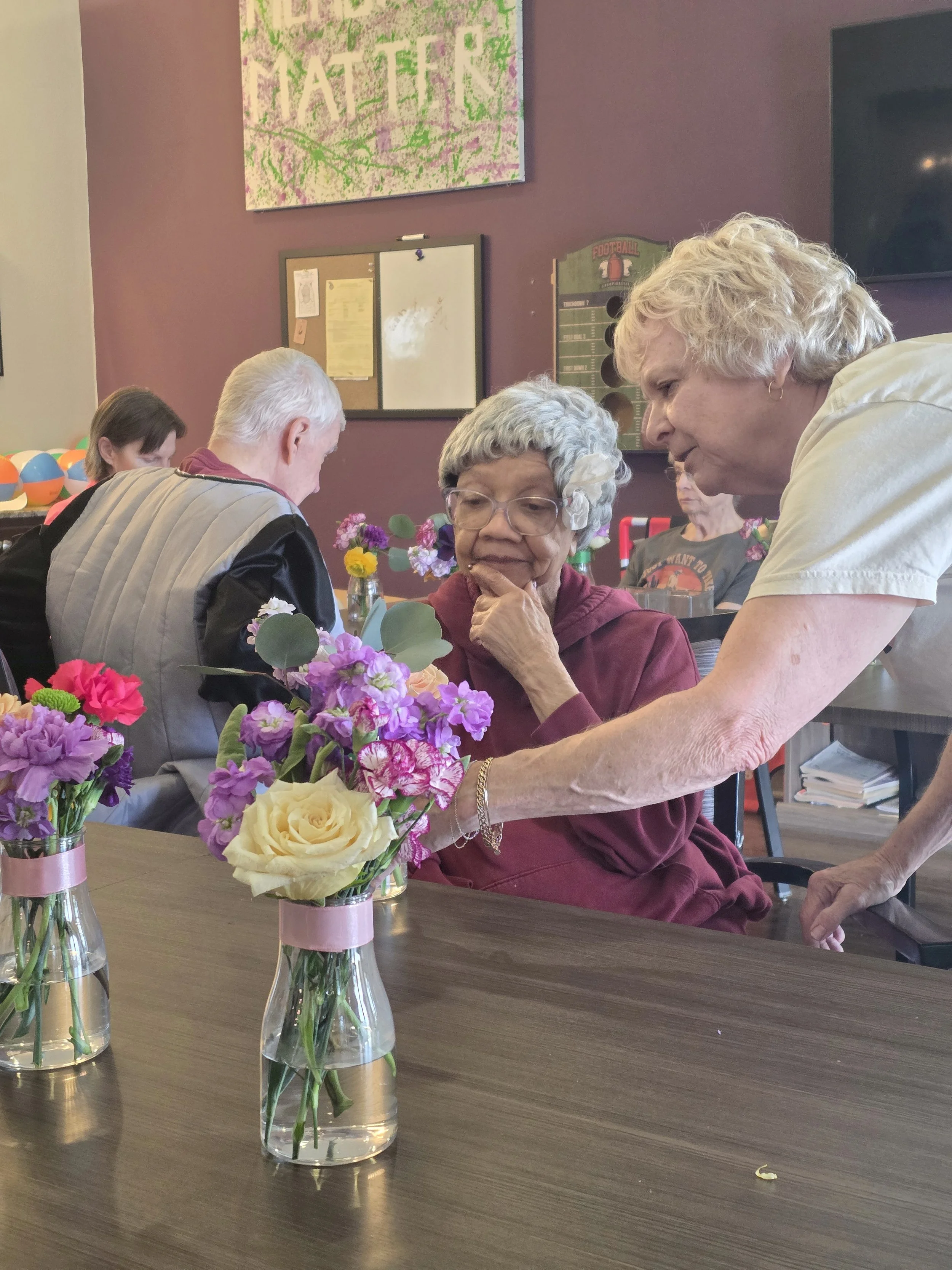 Iris Memory Care Edmond - Petals of Light Community Impact - Community Enrichment Activity for Seniors
