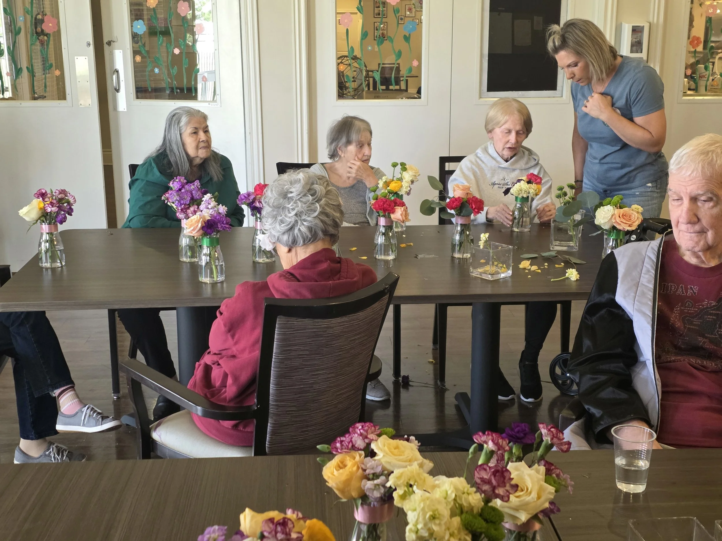 Iris Memory Care Edmond - Petals of Light Community Impact - Community Enrichment Activity for Seniors