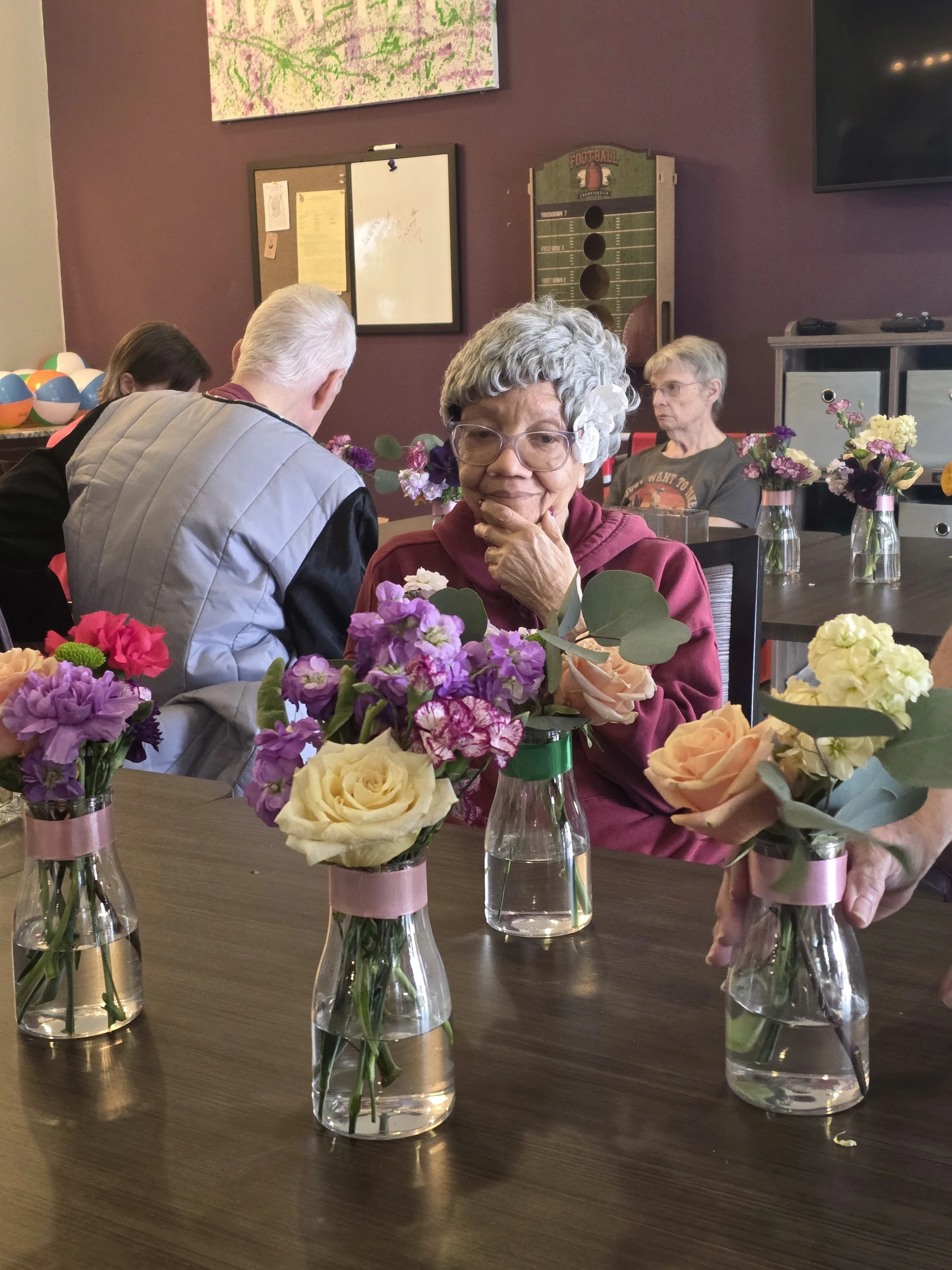 Iris Memory Care Edmond - Petals of Light Community Impact - Community Enrichment Activity for Seniors