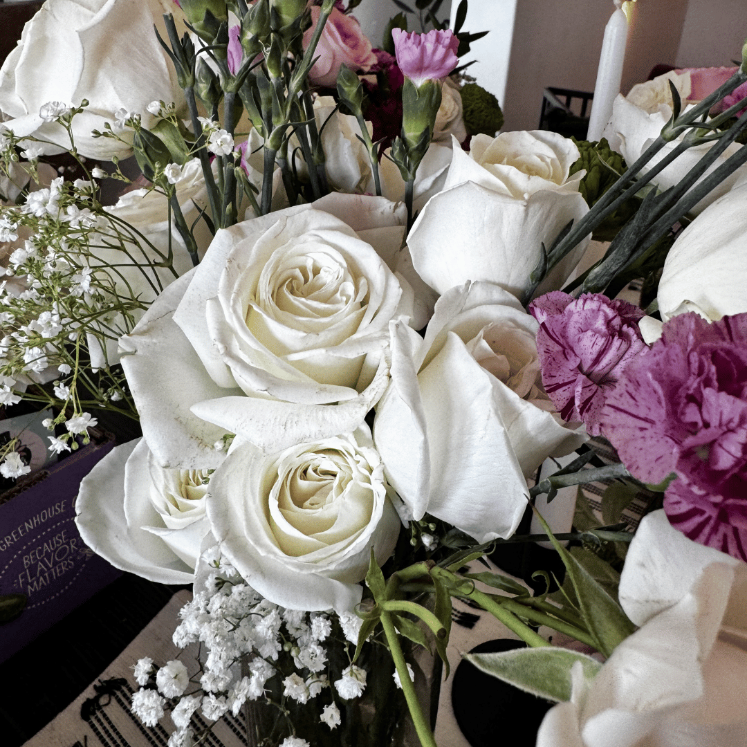 Floral arrangements donated to Petals of Light Oklahoma to be repurposed and gifted to one of many care facilities in the Oklahoma City area.