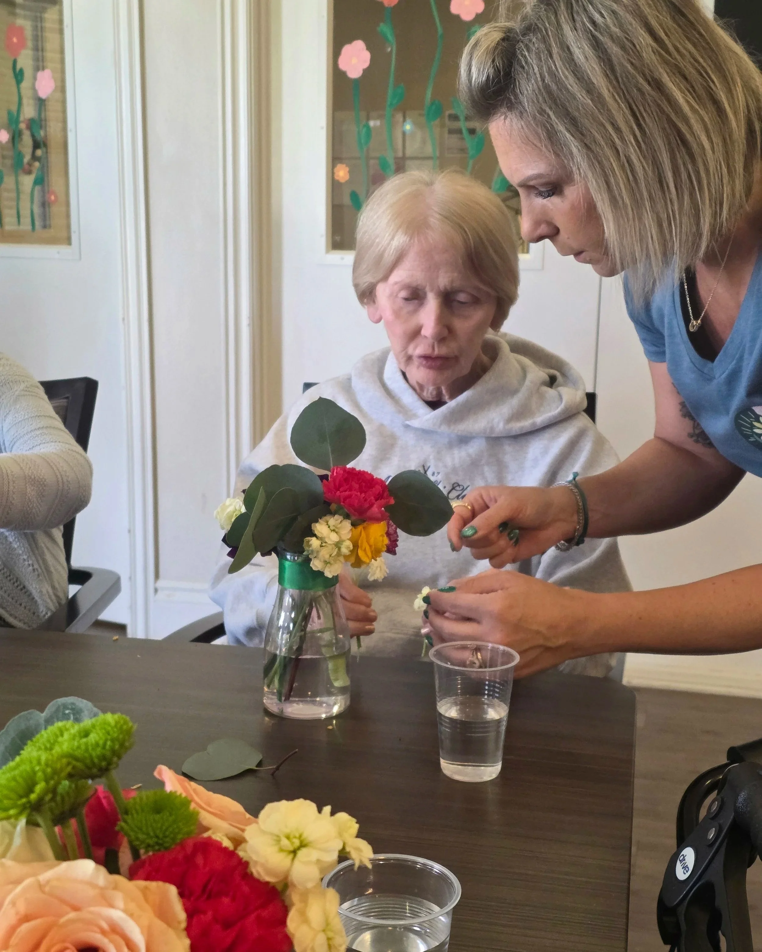 Iris Memory Care Edmond - Petals of Light Community Impact - Community Enrichment Activity for Seniors