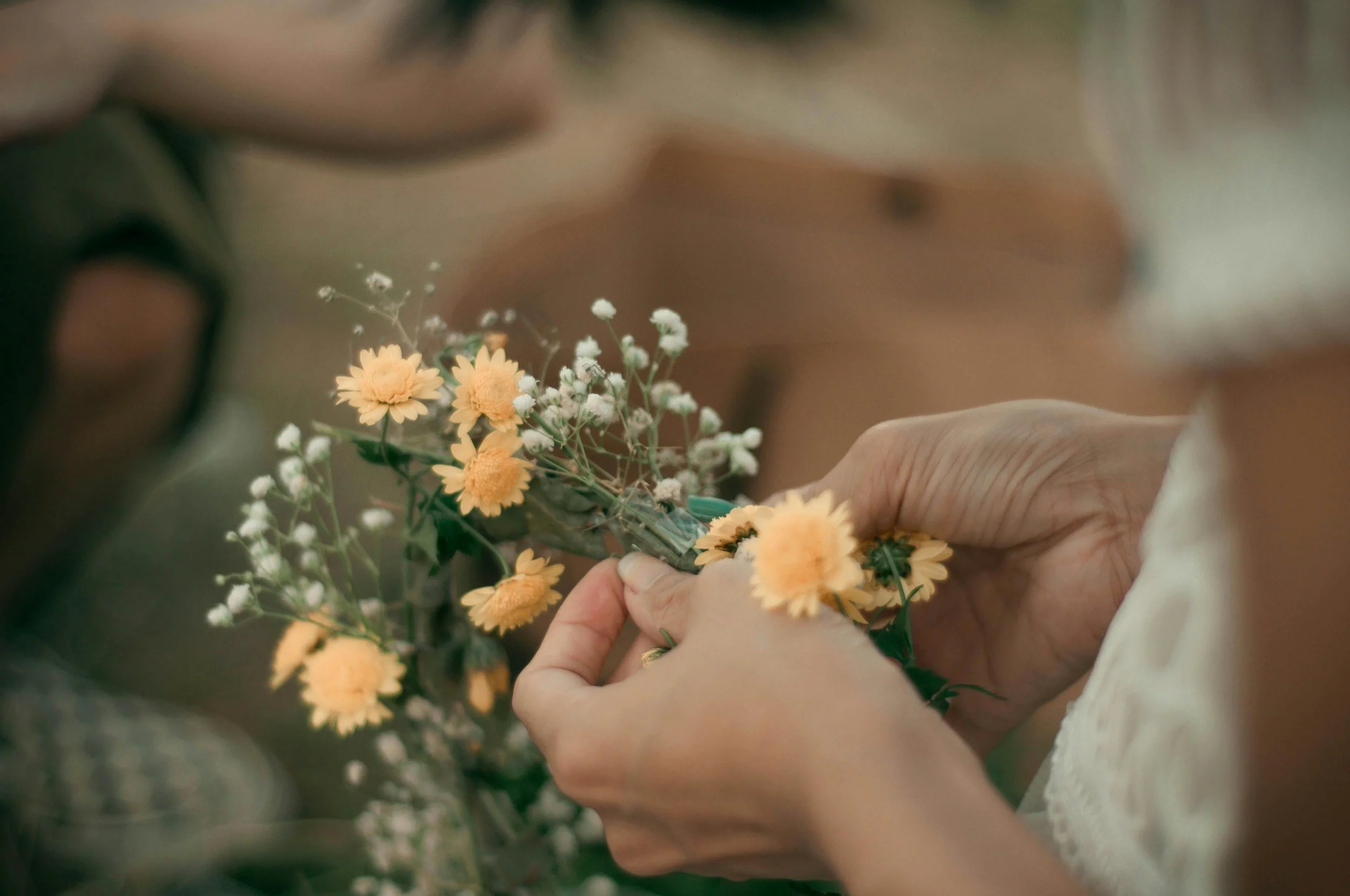 Volunteer at Petals of Light non profit repurpose flowers to those in special care, memory care, cancer, VA hospitals, womans shelters