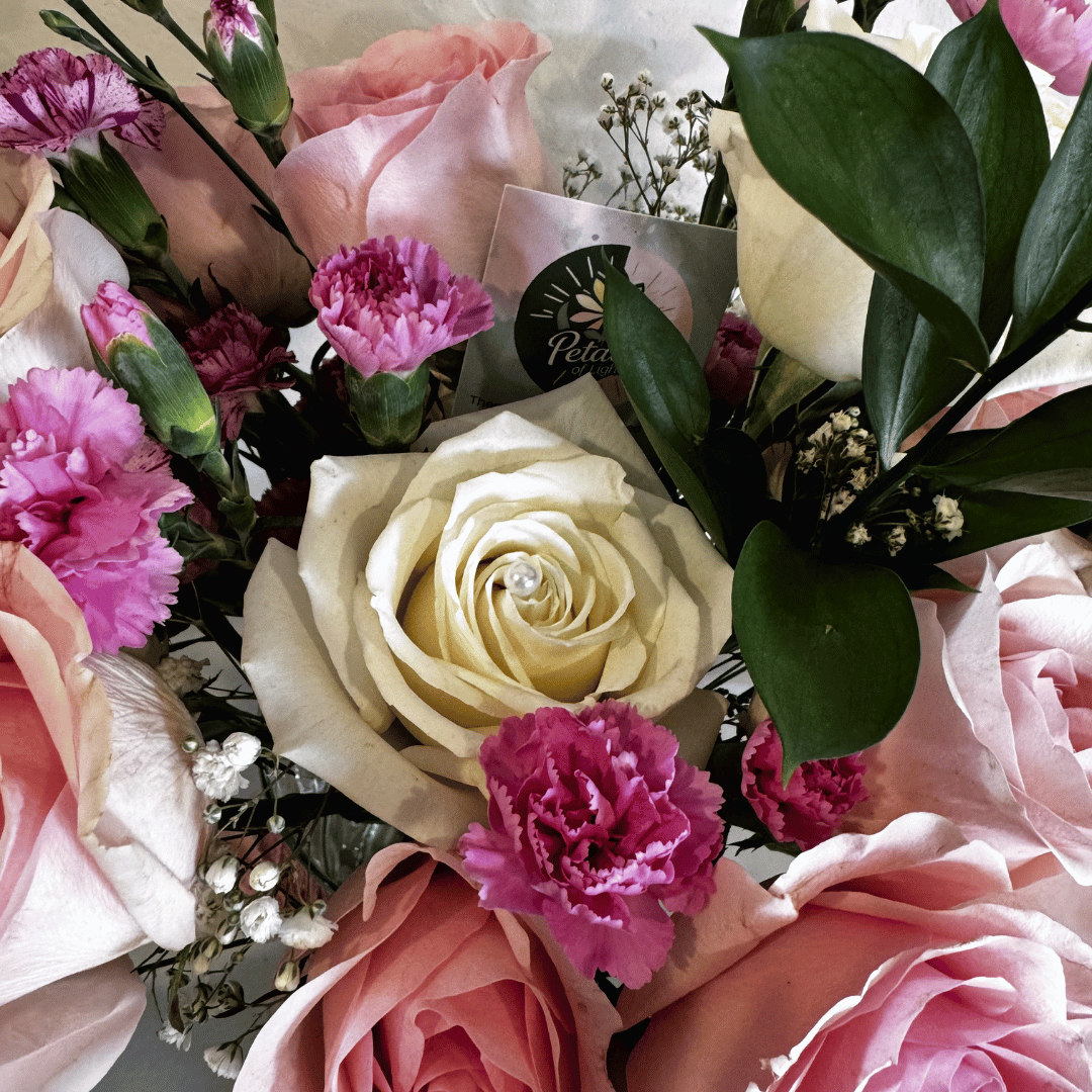Floral arrangements donated to Petals of Light Oklahoma to be repurposed and gifted to one of many care facilities in the Oklahoma City area.