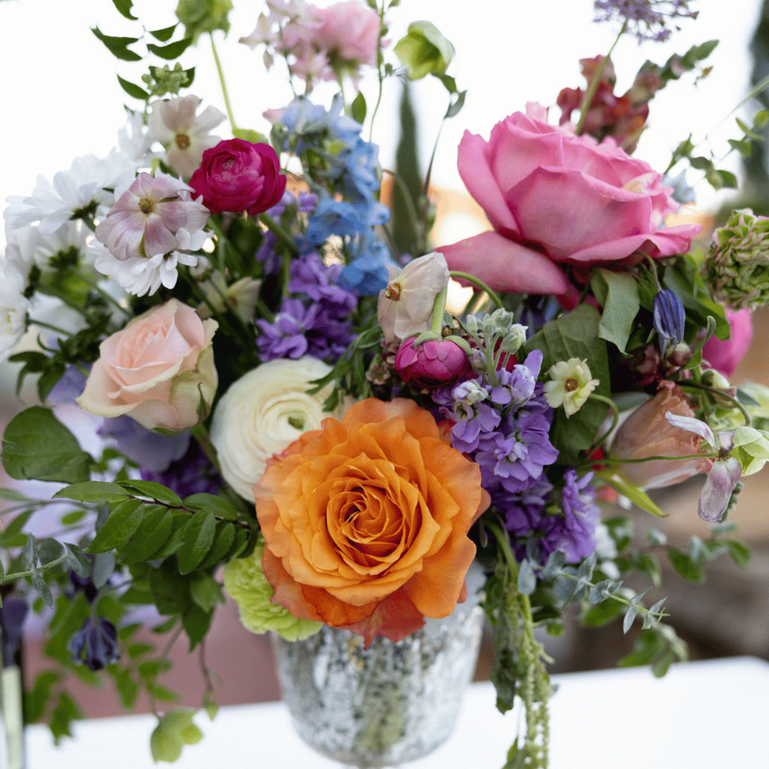 Floral arrangements donated to Petals of Light Oklahoma to be repurposed and gifted to one of many care facilities in the Oklahoma City area.