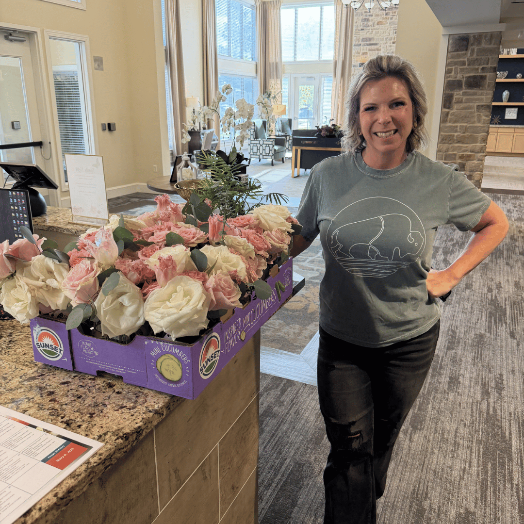 Floral arrangements donated to Petals of Light Oklahoma to be repurposed and gifted to one of many care facilities in the Oklahoma City area.